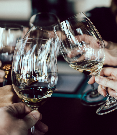 Dinner party glasses clinking, wine cheers, Designer Knitwear, Dinner party outfits | St. John Knits