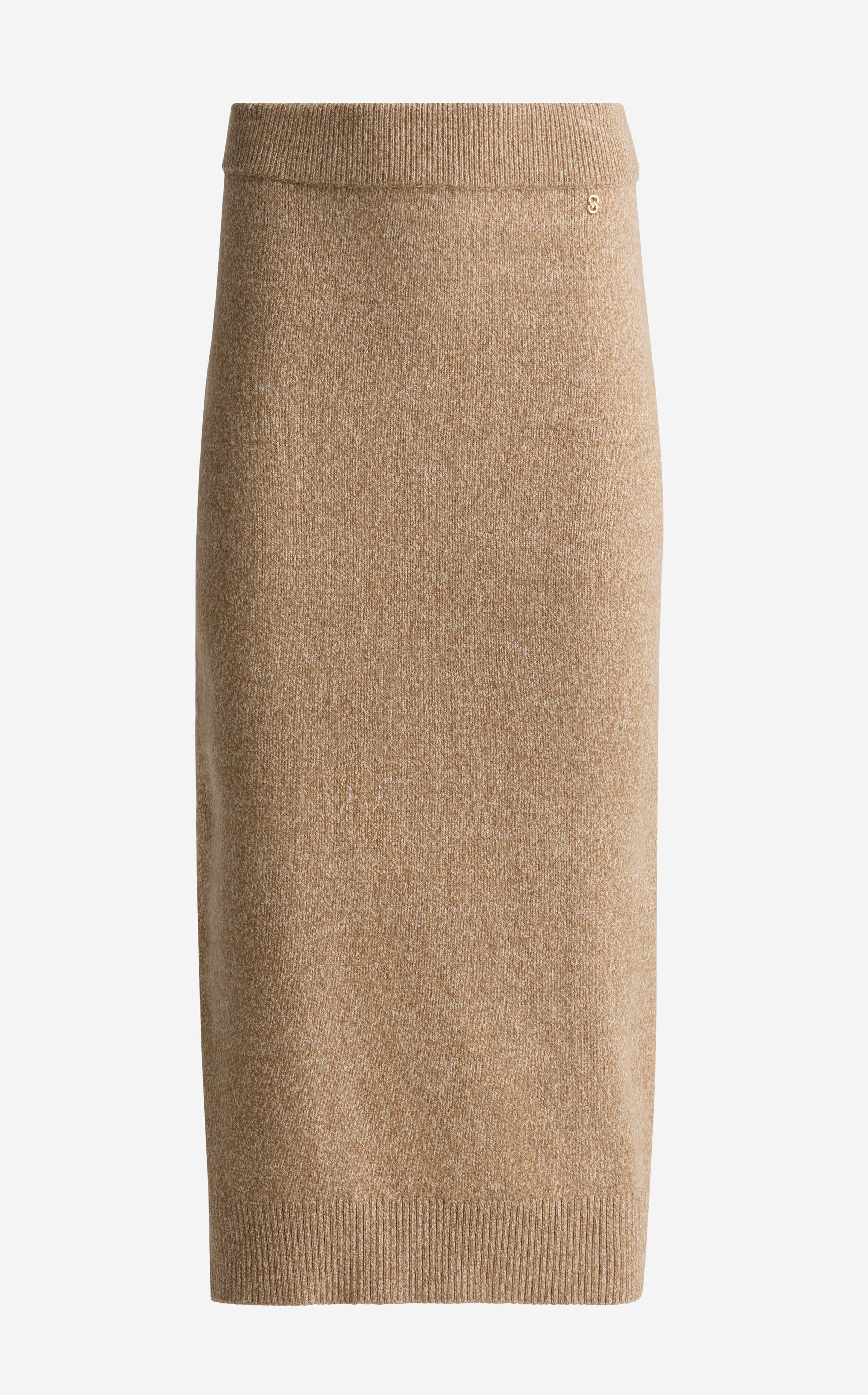 Skirt In Wool Mouliné Knit – St. John Knits