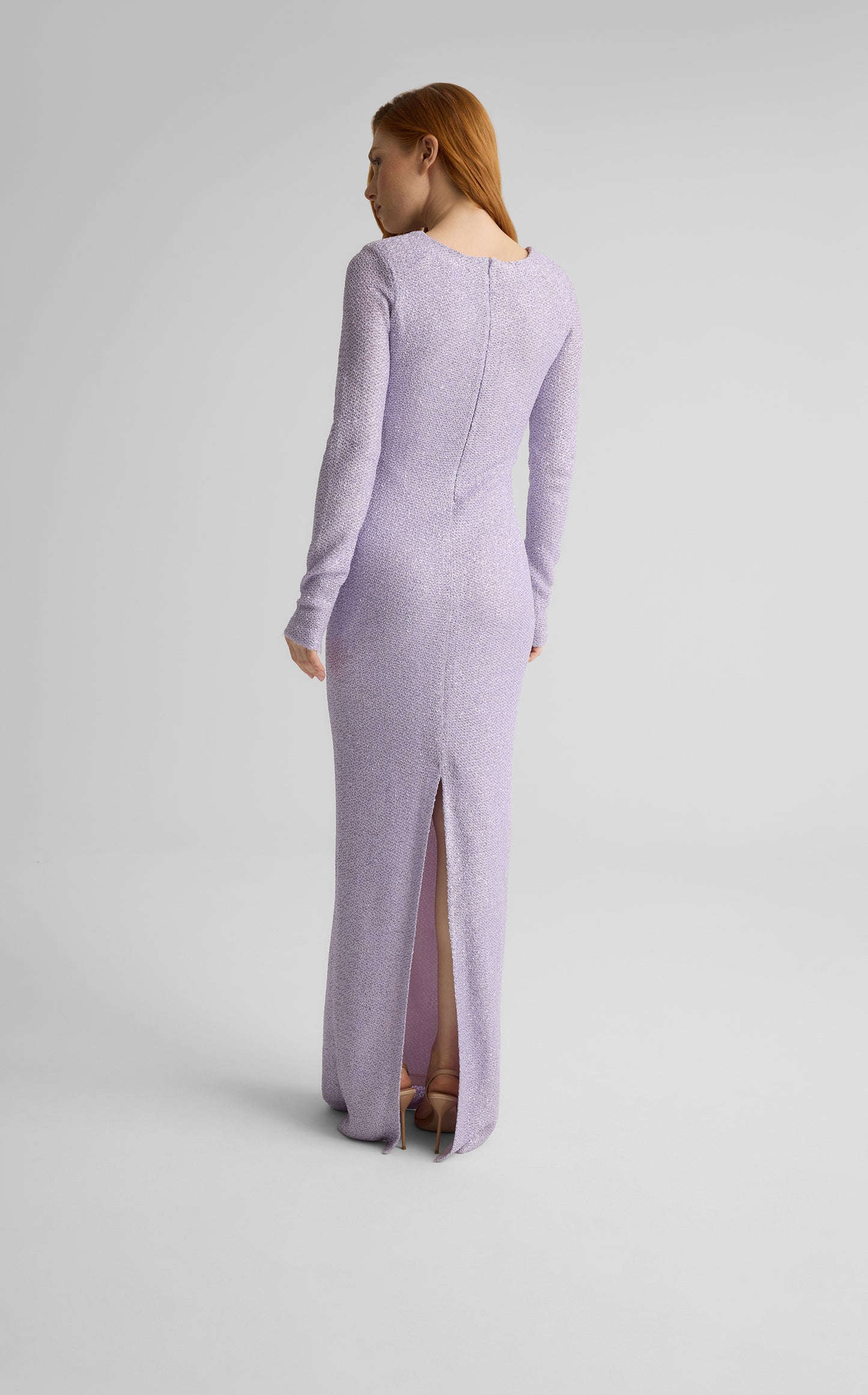 Nicoline Gown in Stretch Sequin Knit