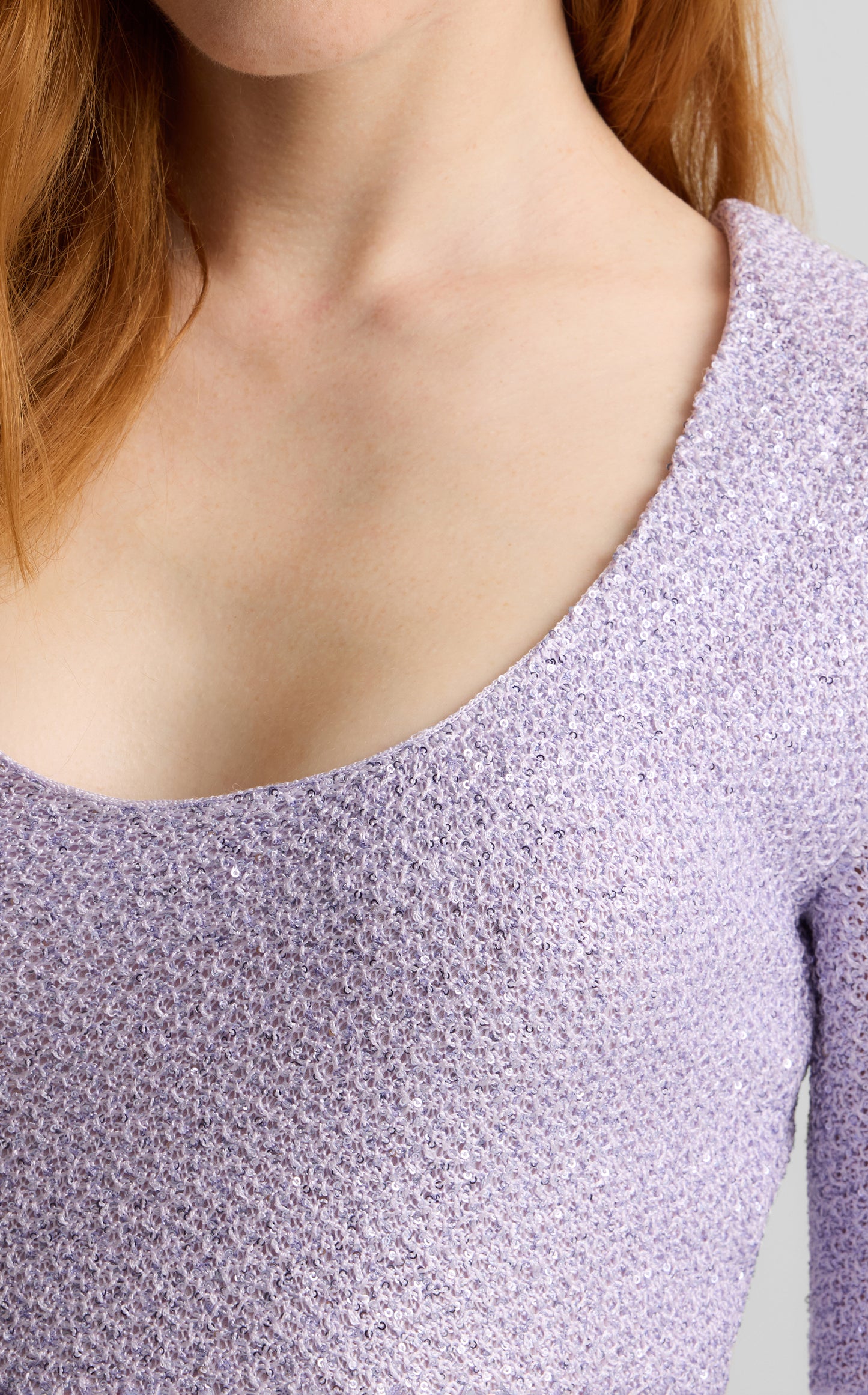 Nicoline Gown in Stretch Sequin Knit