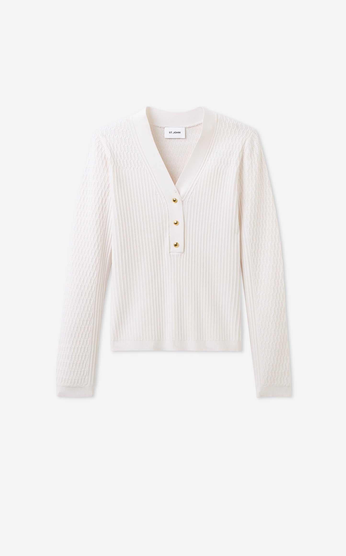 Remy Sweater in Fine Mixed Rib Knit