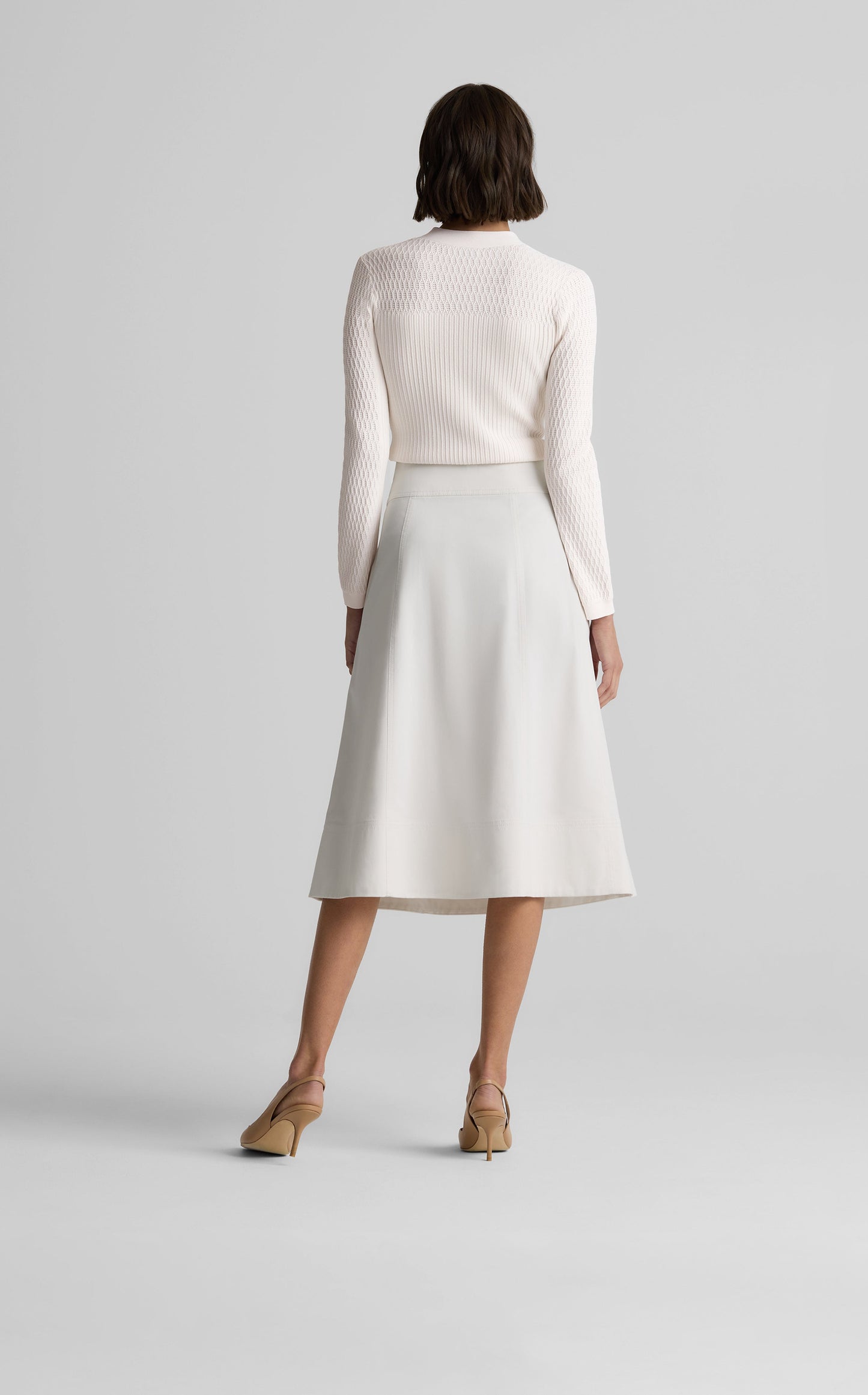 Remy Sweater in Fine Mixed Rib Knit