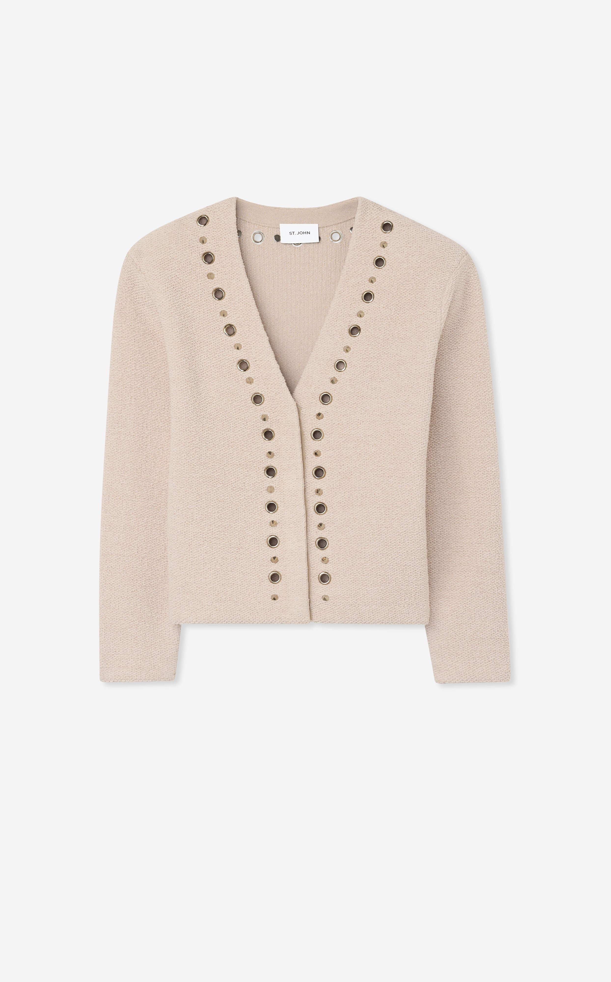 MUSINSA | SINOON [Suzy wearing] Sinoon Logo Cardigan (Apricot)