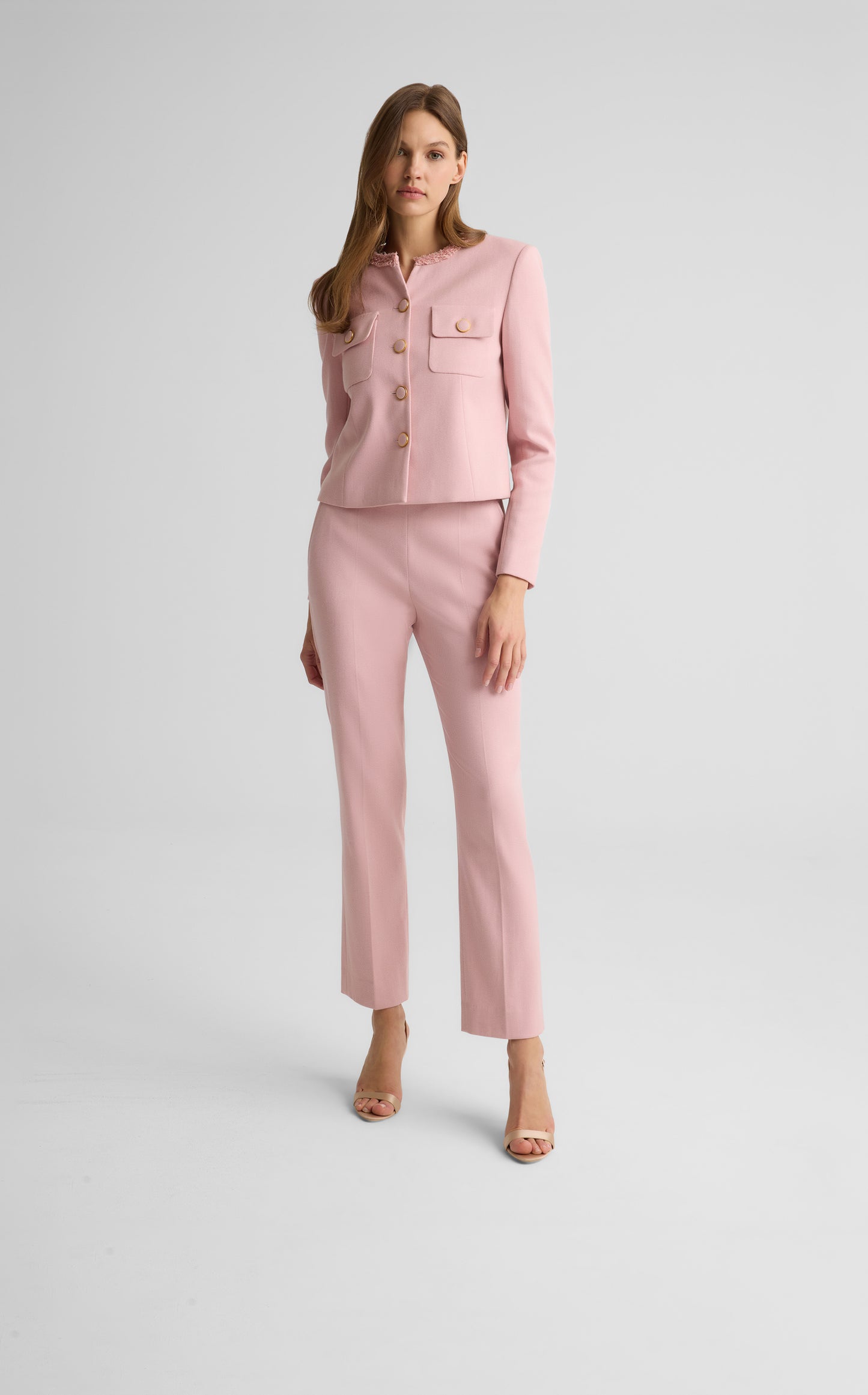 Rita Jacket in Stretch Twill Suiting