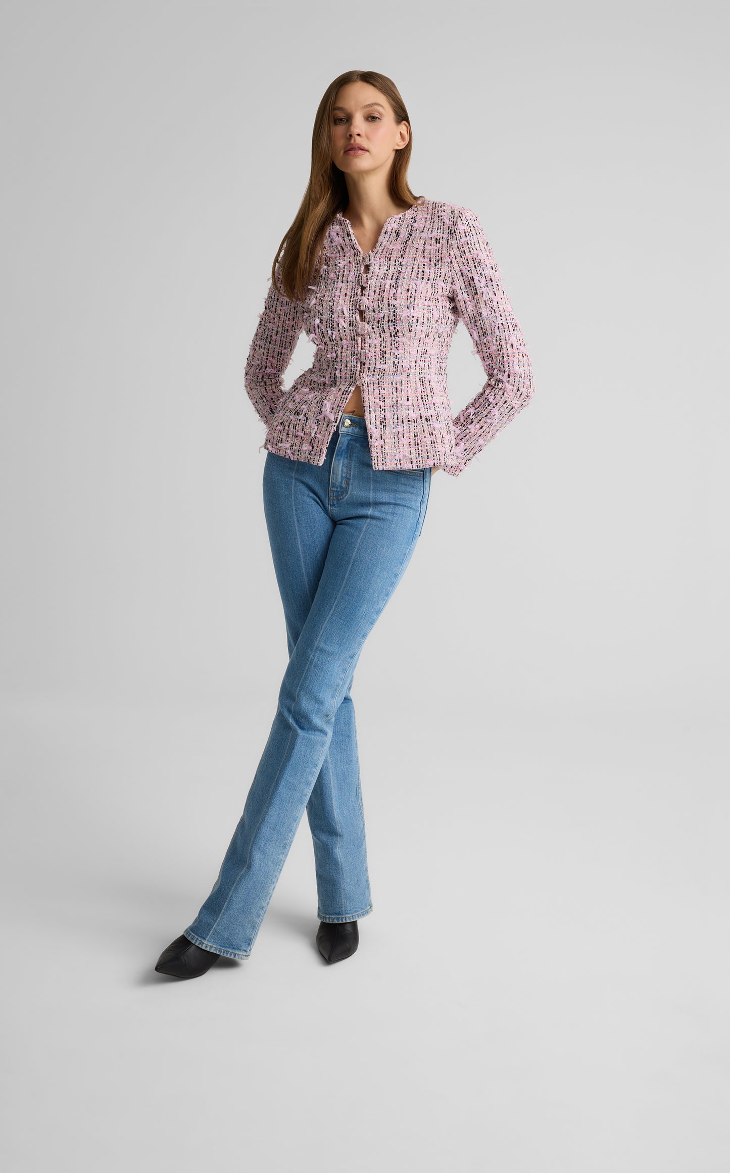 Anastasia Jacket in Ivy Tweed