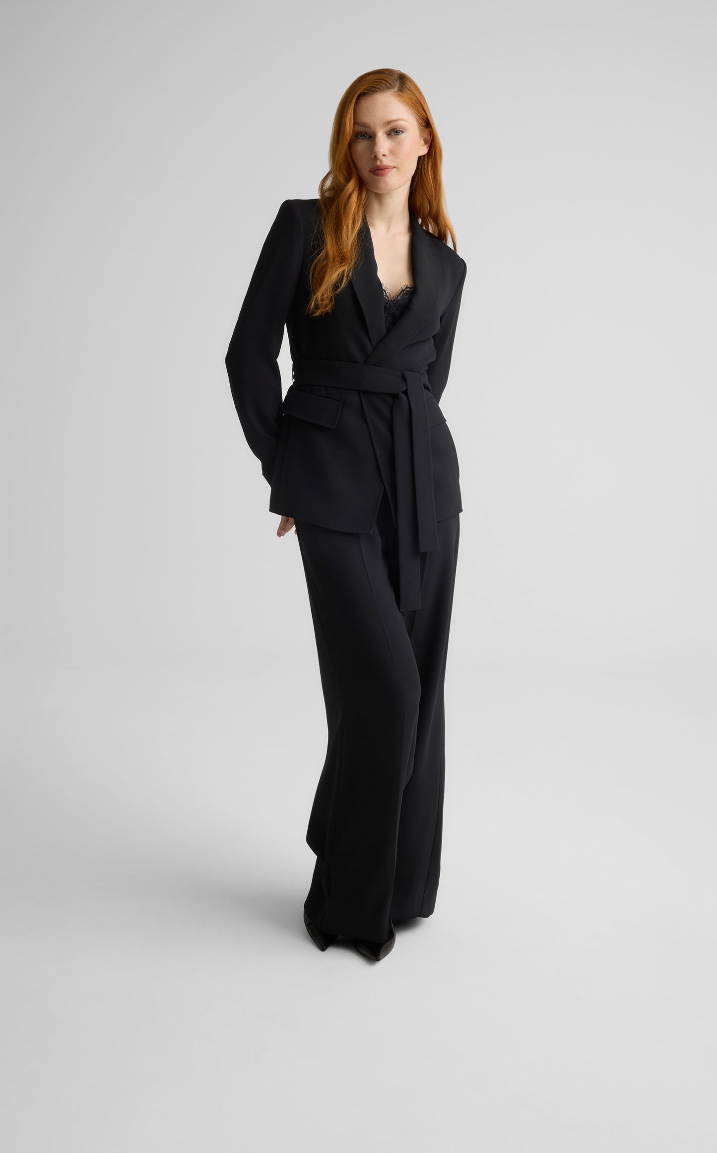 Juliana Jacket in Satin Back Crepe