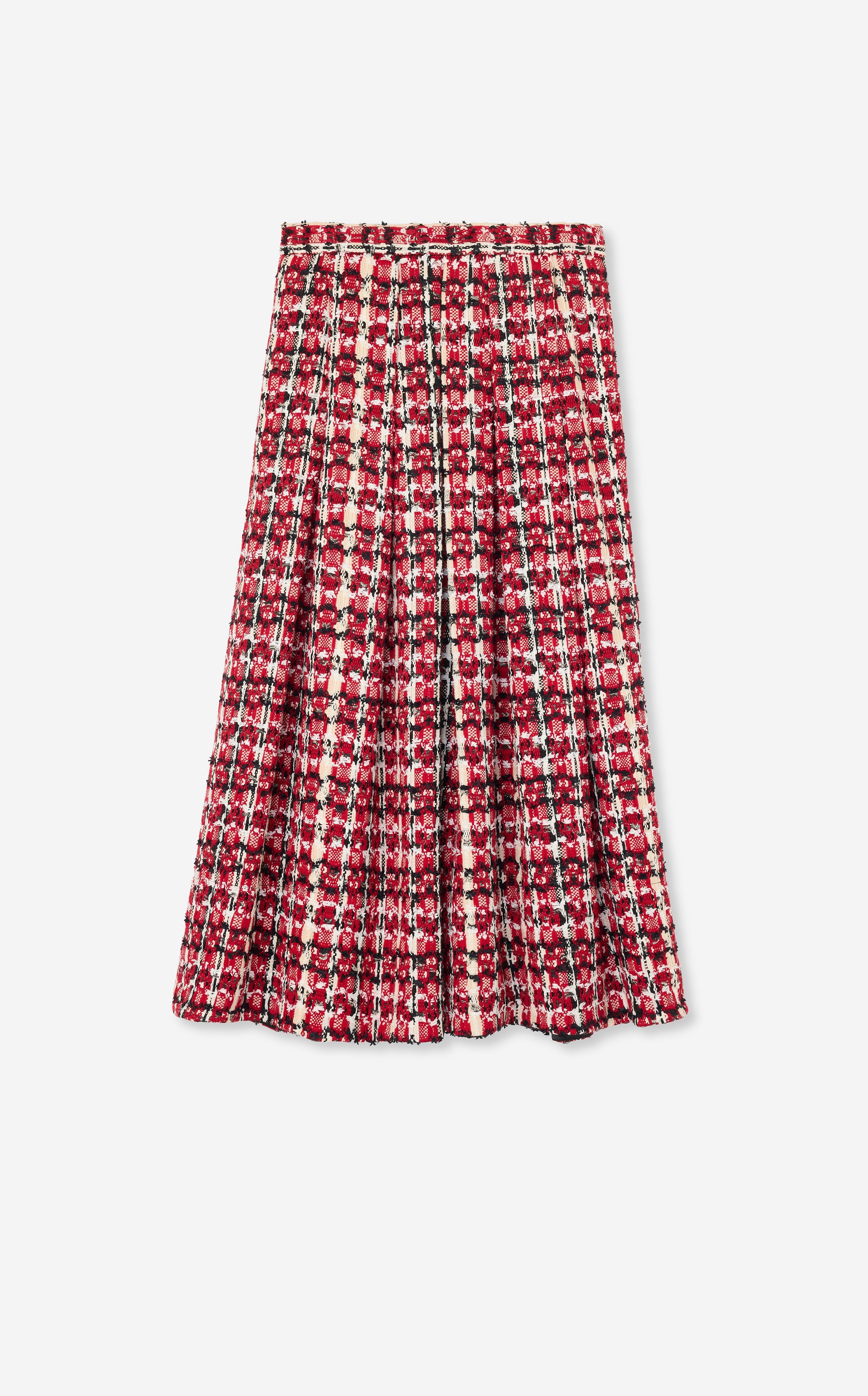 Soft Plaid Knit Skirt – St. John Knits