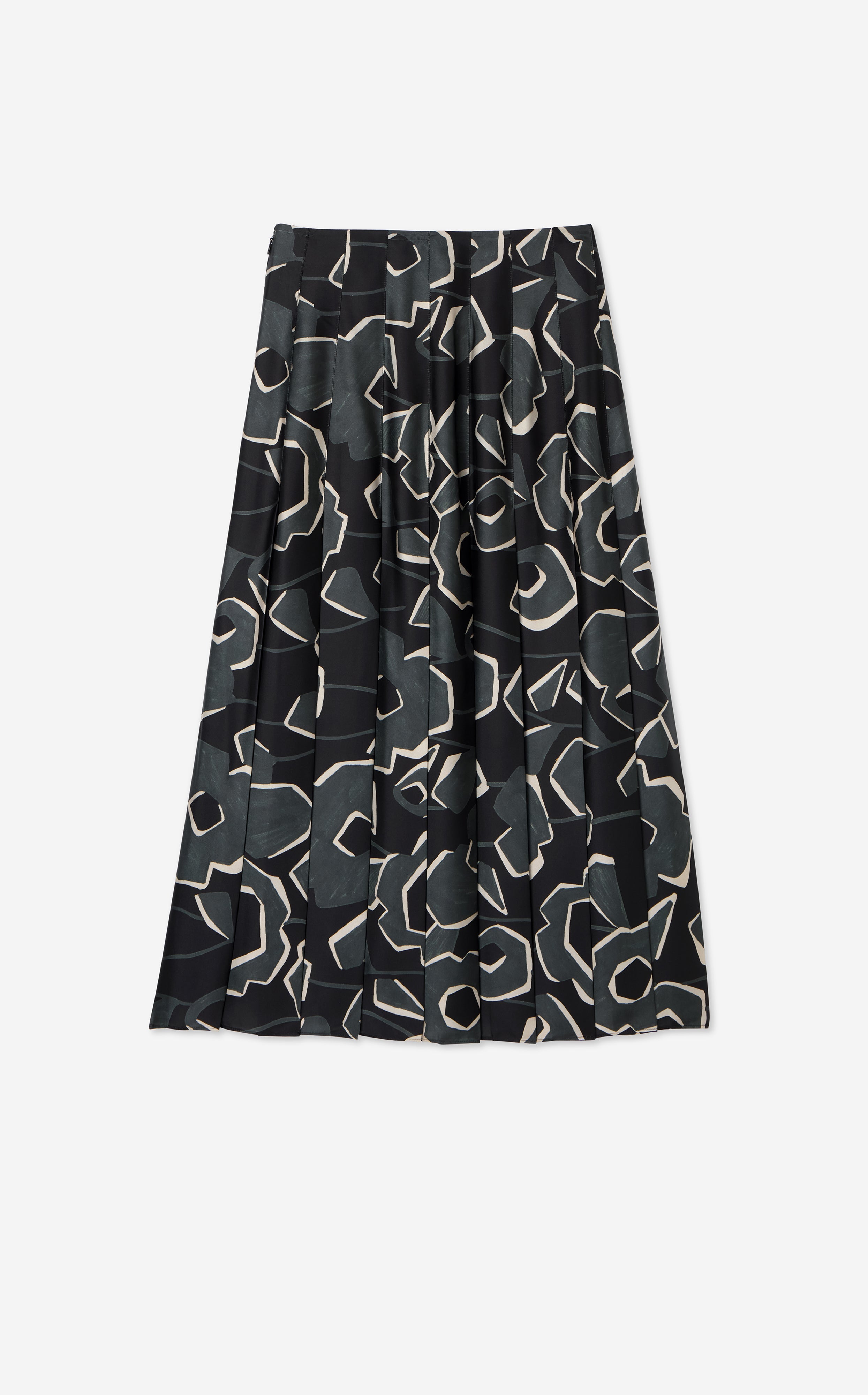Cubist Floral Print Skirt – St. John Knits