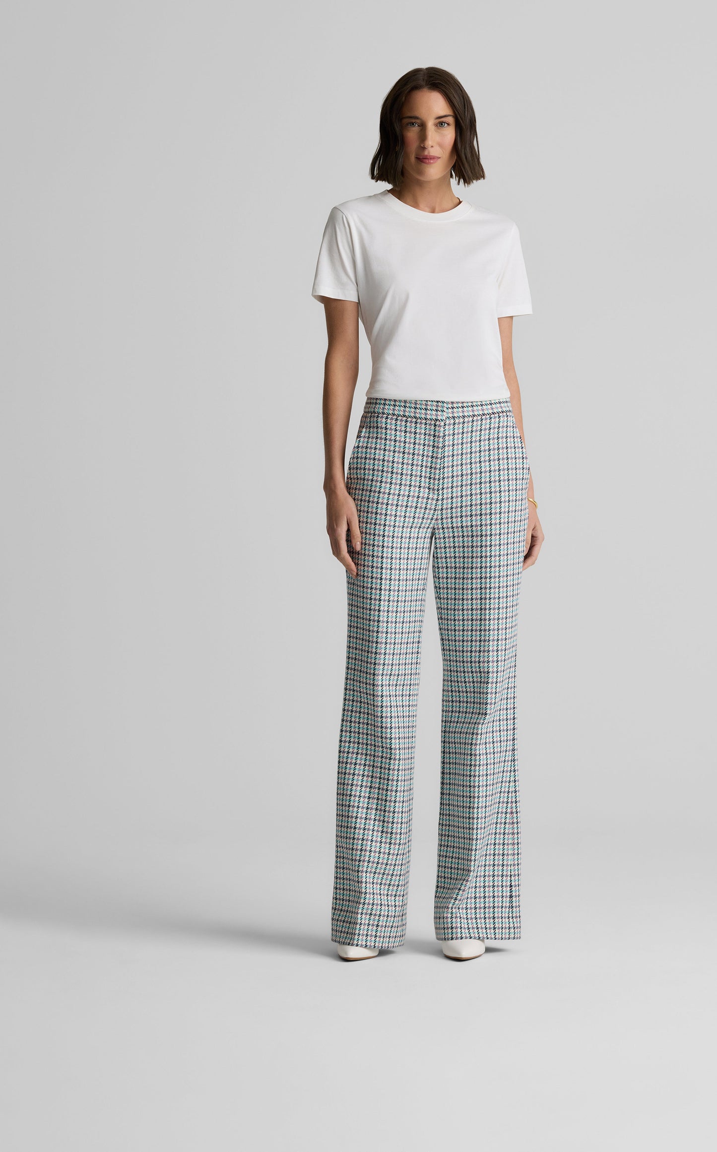 Logan Pant in Stretch Houndstooth