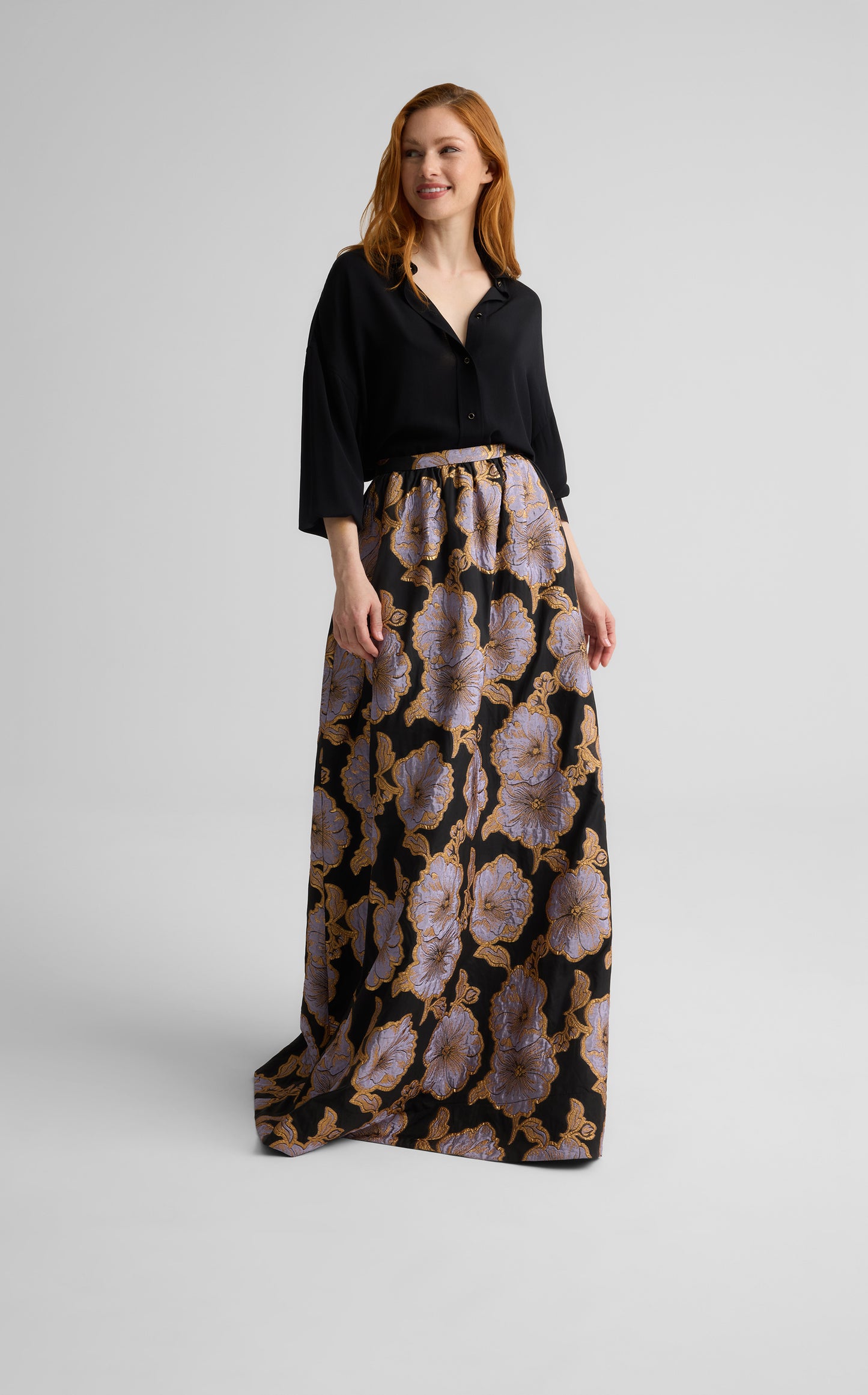 Sharon Top in Silk Crepe