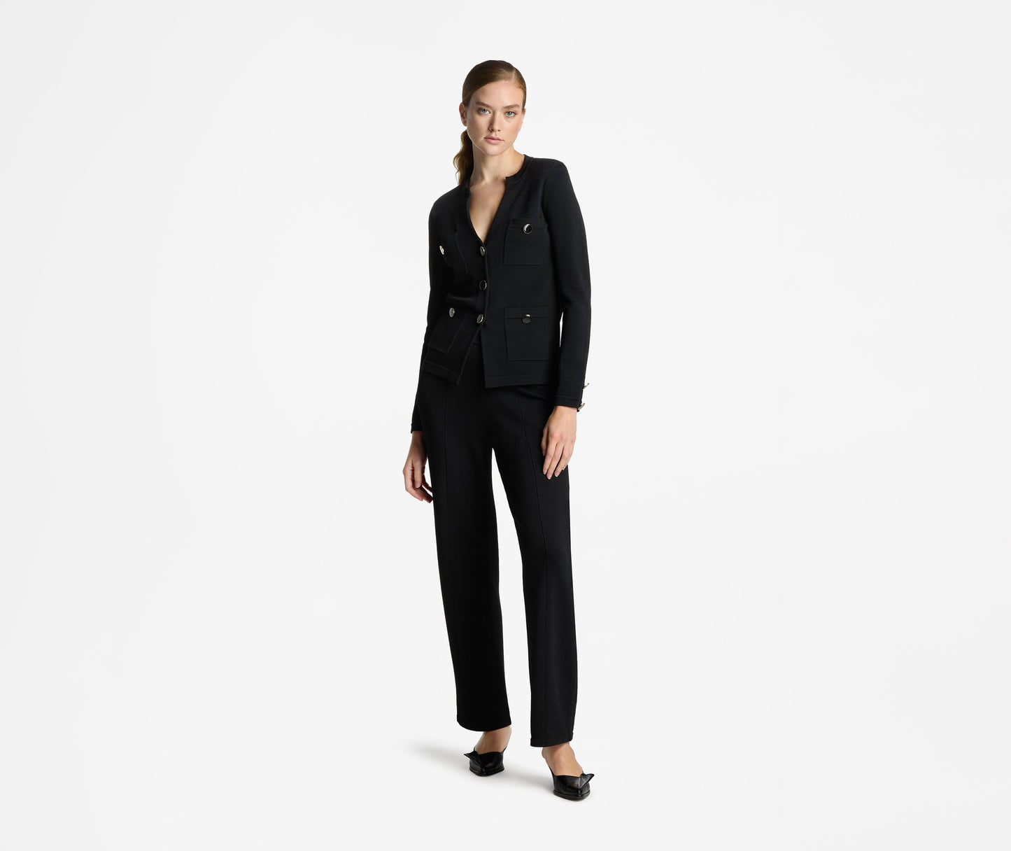 Santiago Knit Button Jacket