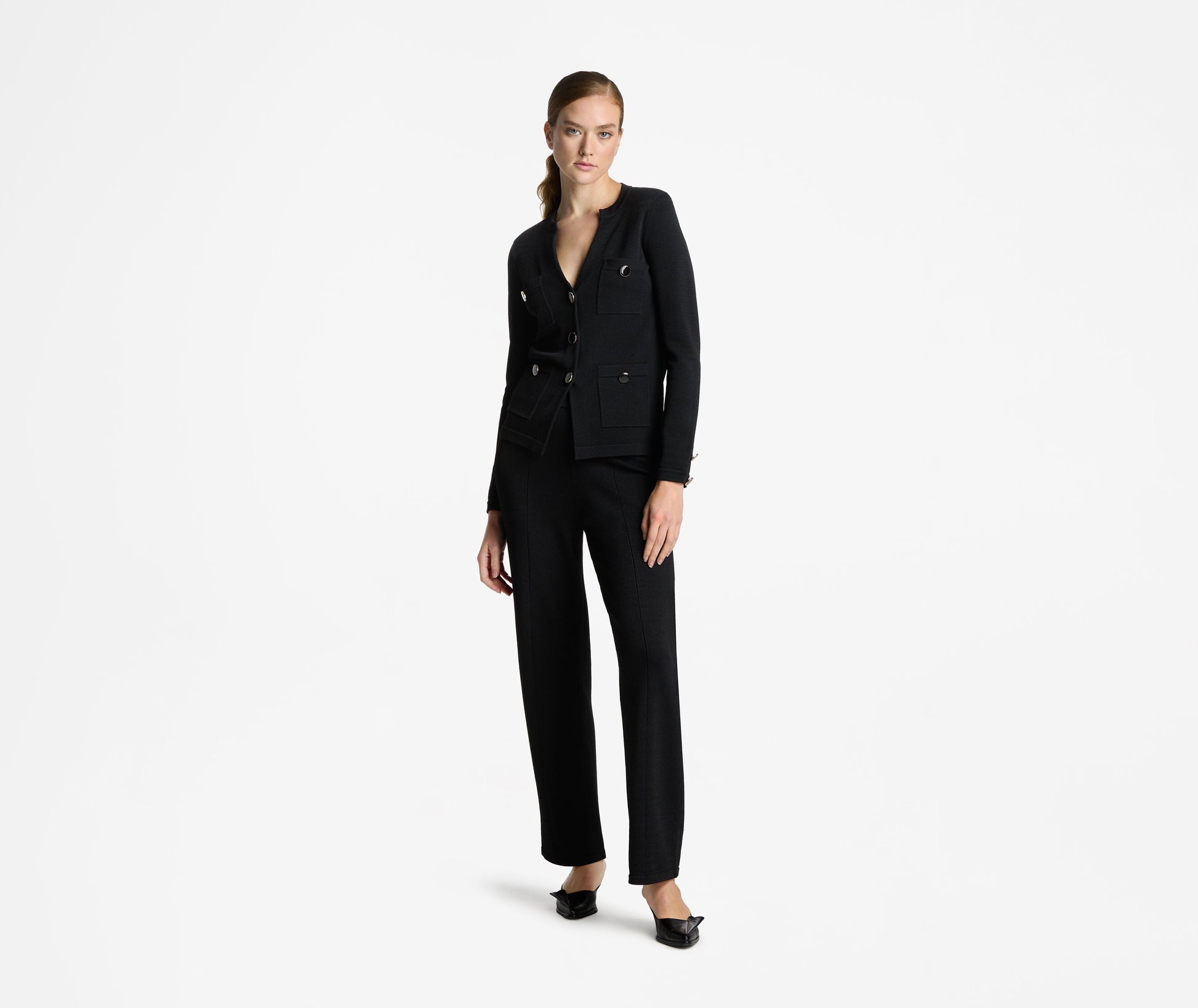 Santiago Knit Button Jacket
