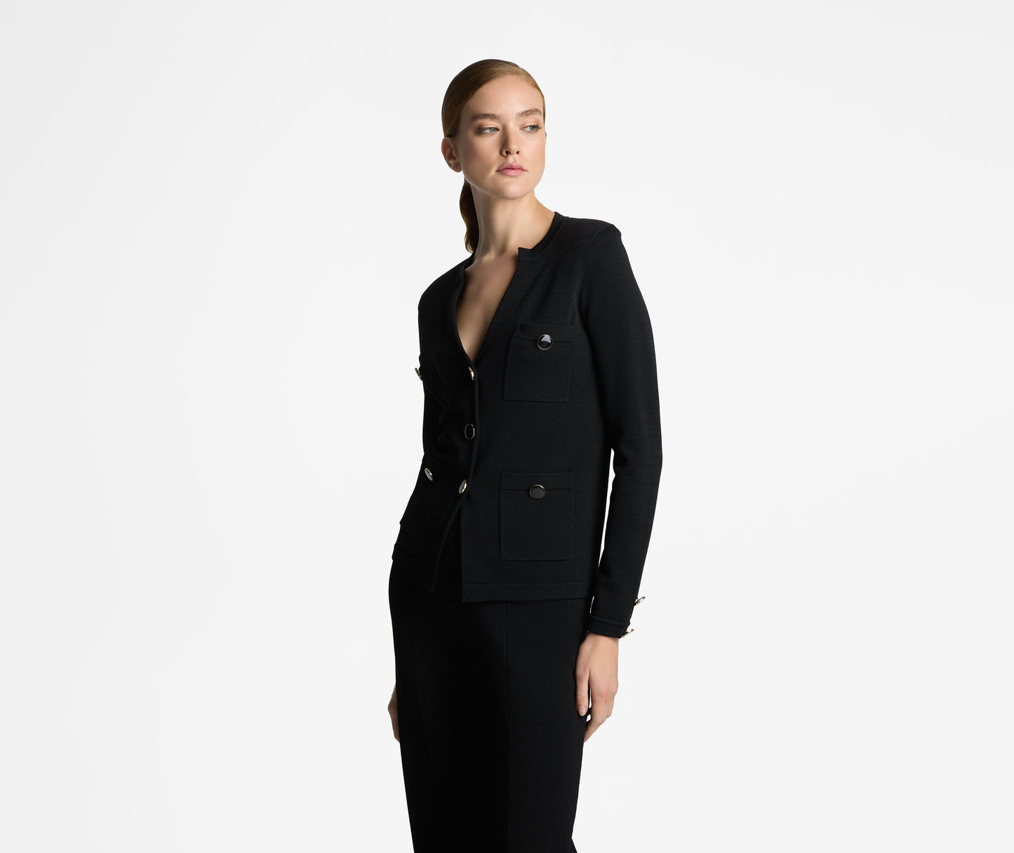 Santiago Knit Button Jacket