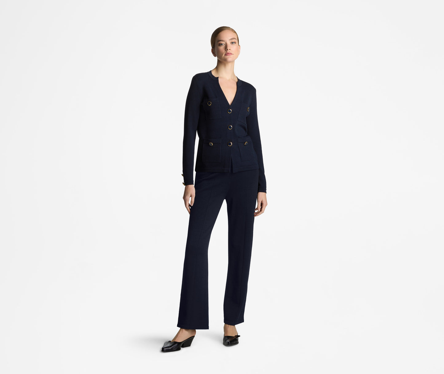 Santiago Knit Button Jacket