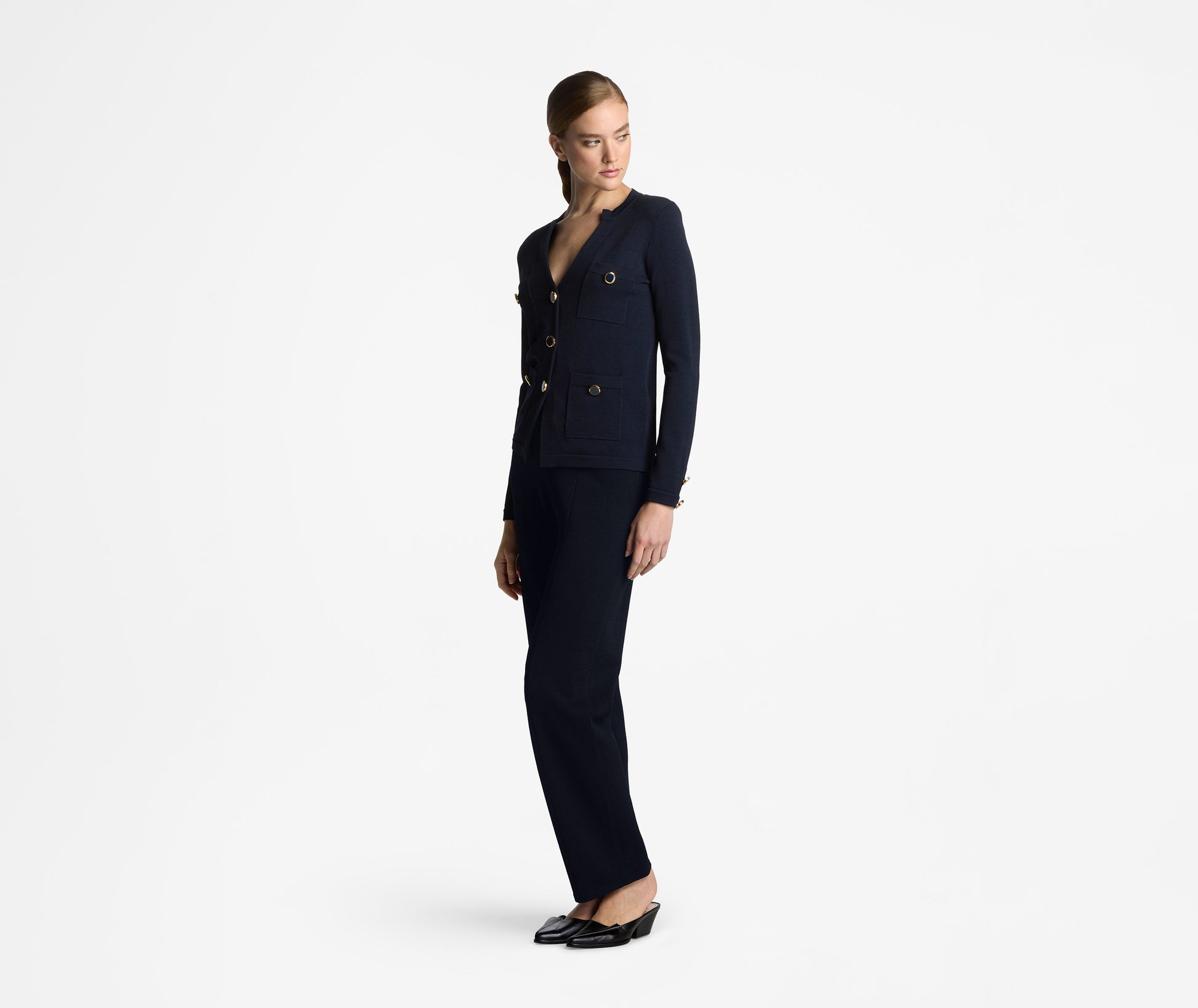 Santiago Knit Button Jacket