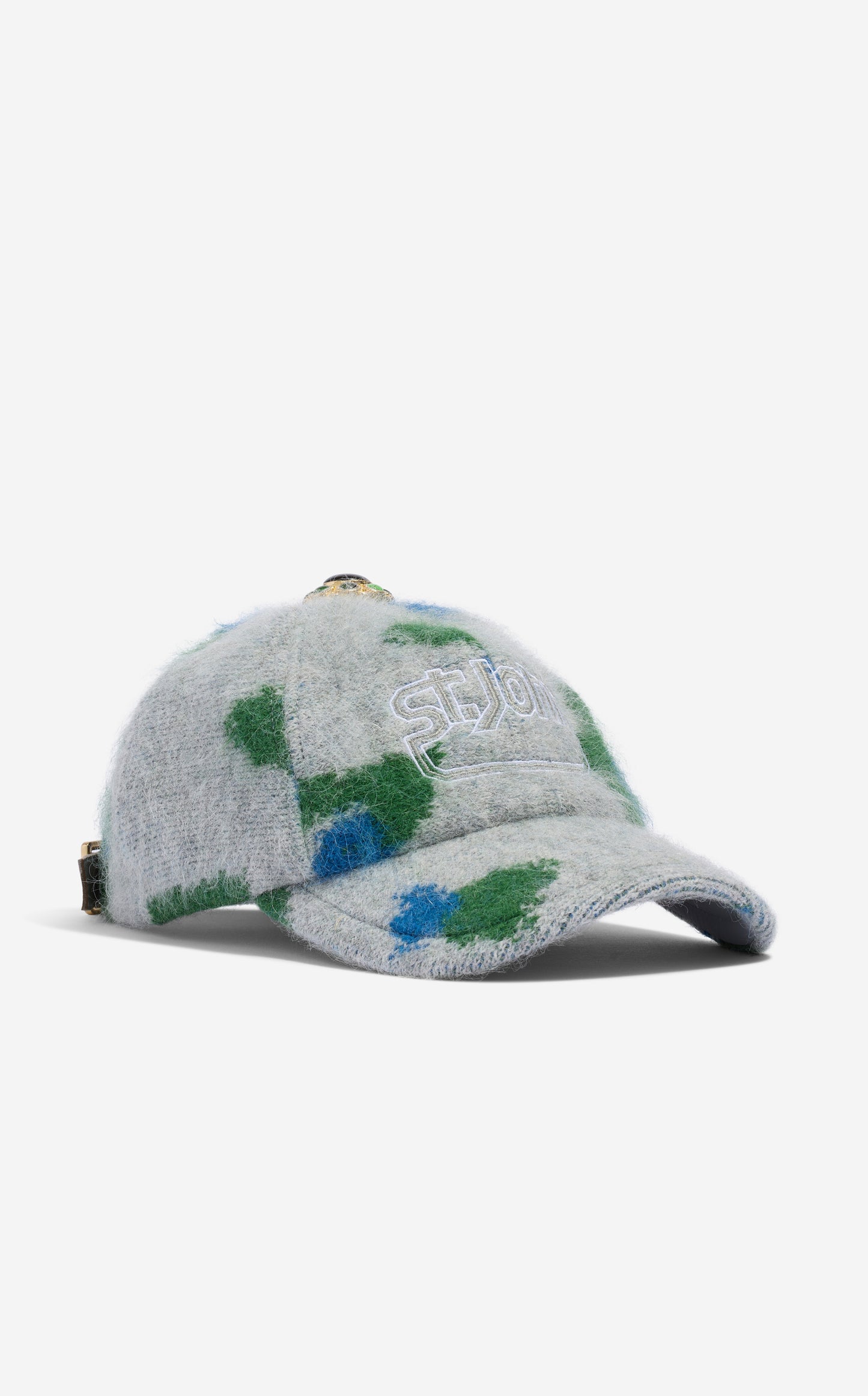 Hat in Brushed Alpaca Blend Jacquard