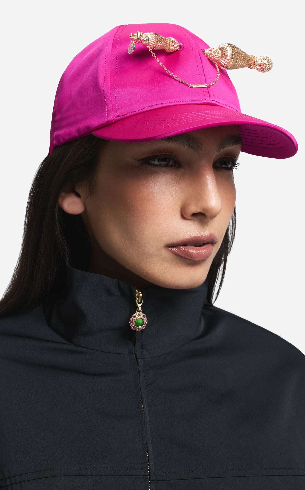 Hat in Duchesse Satin