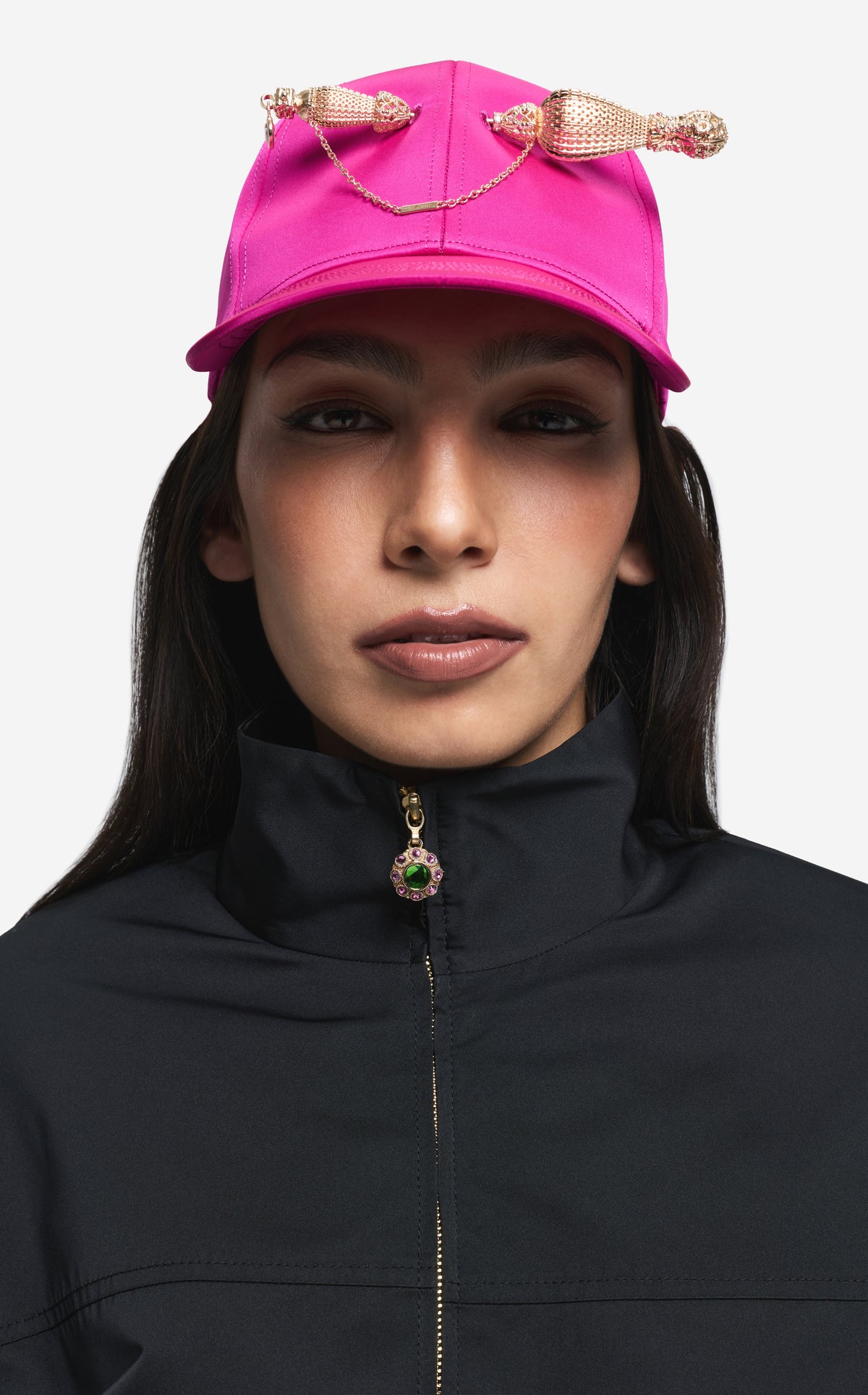 Hat in Duchesse Satin