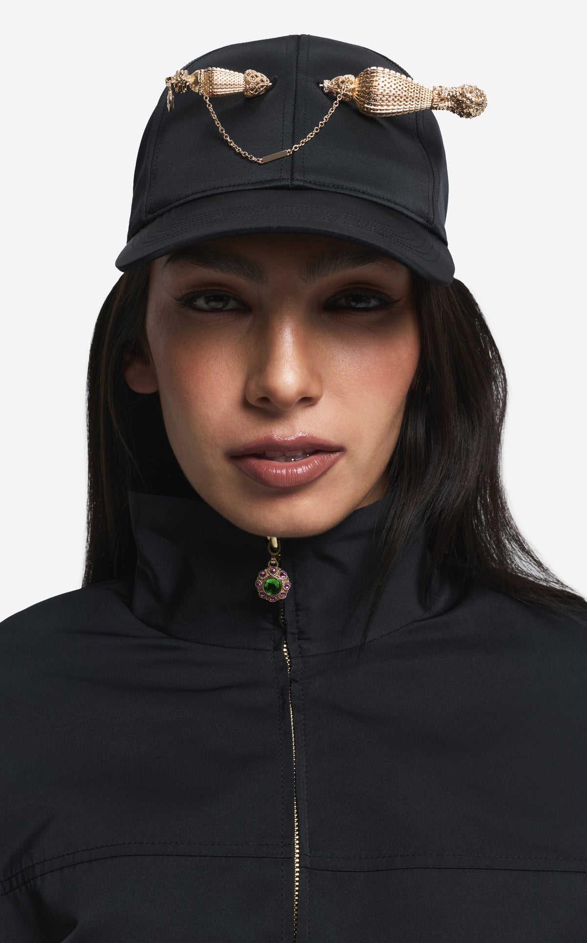 Hat in Duchesse Satin