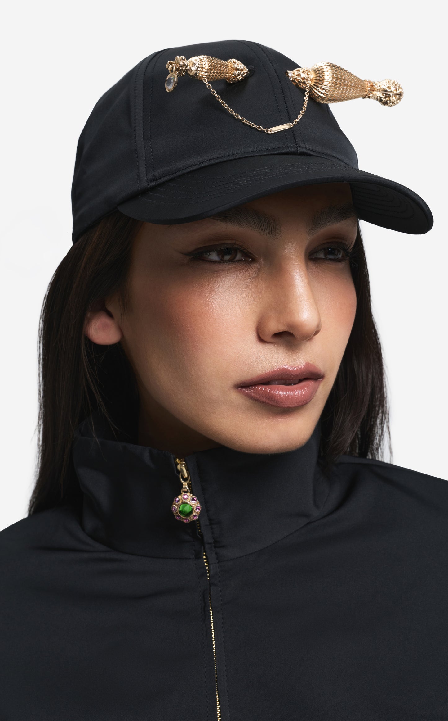 Hat in Duchesse Satin