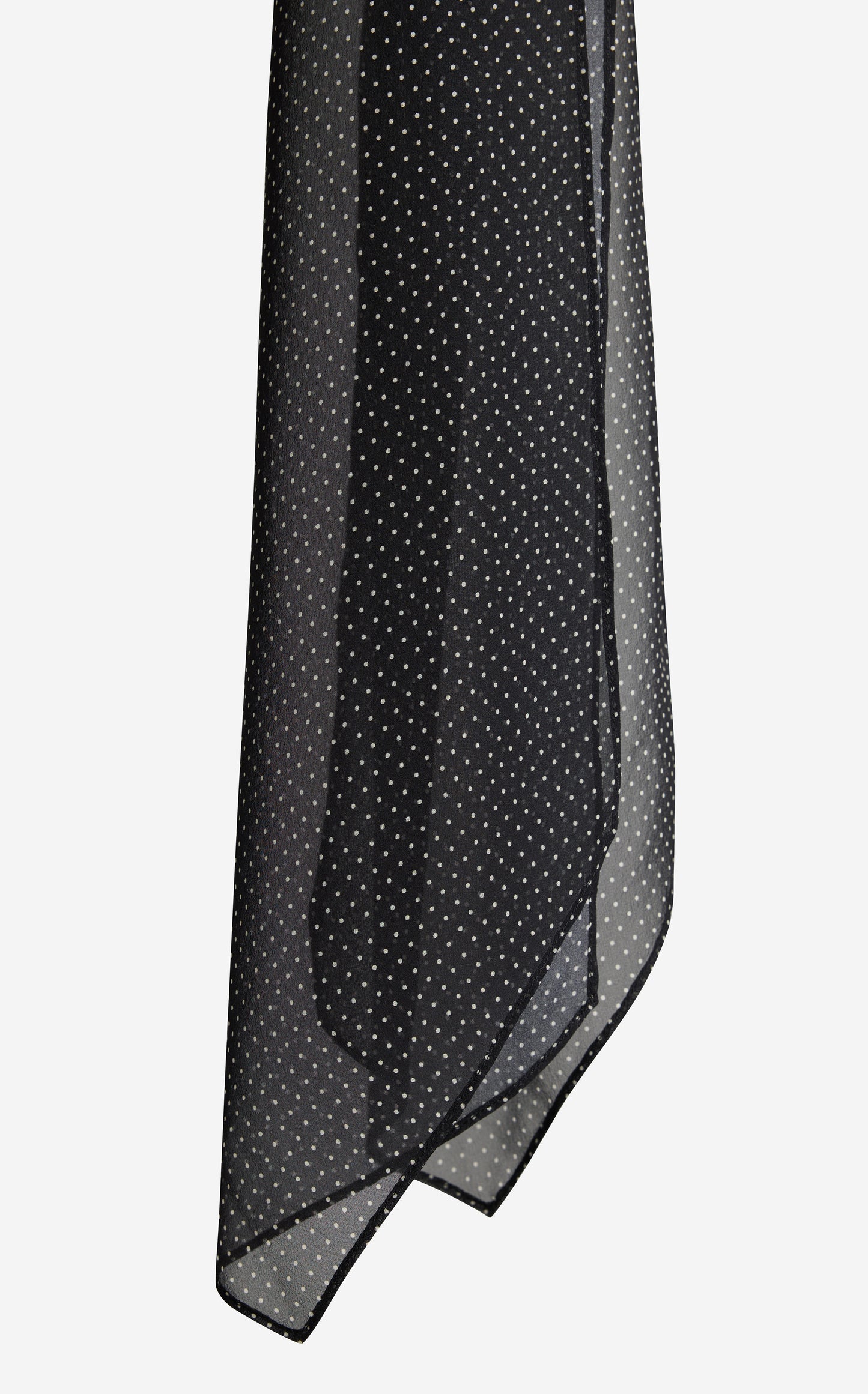Bridget Scarf In Petite Dot Printed Silk