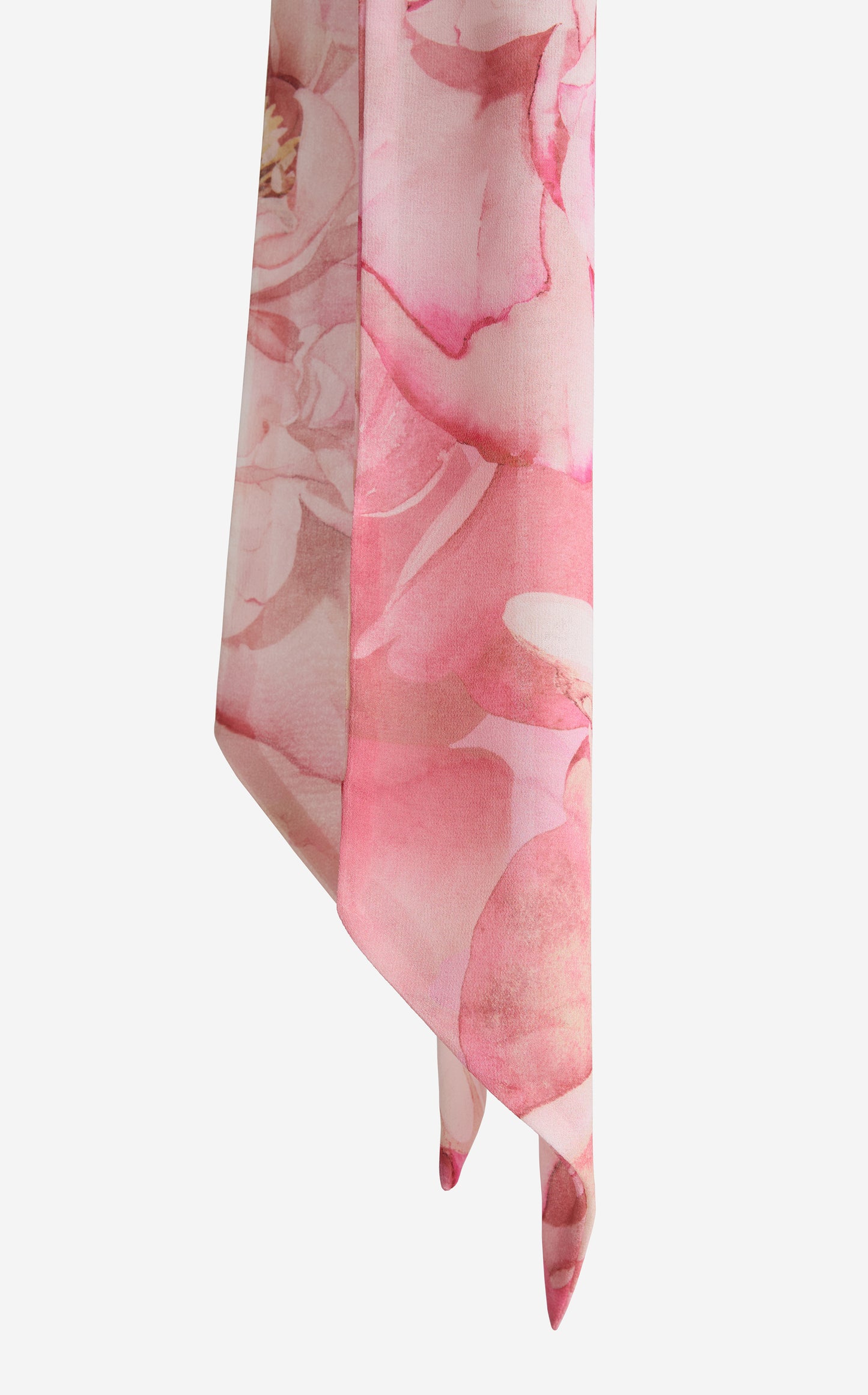 Bridget Scarf In Peony Printed Silk