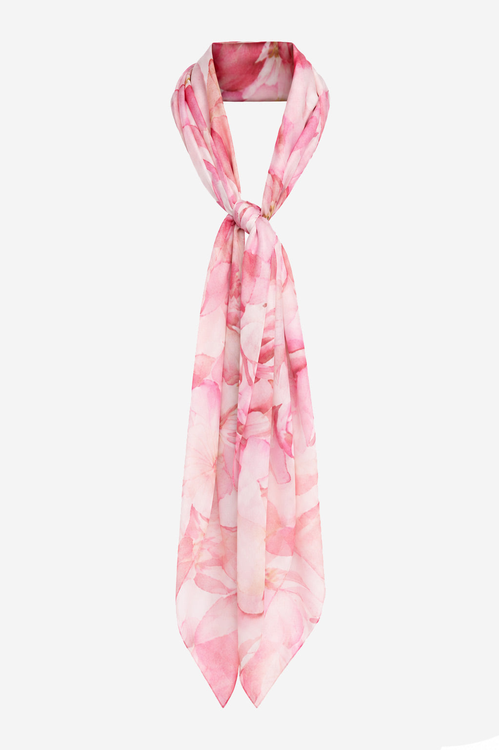 Bridget Scarf In Peony Printed Silk