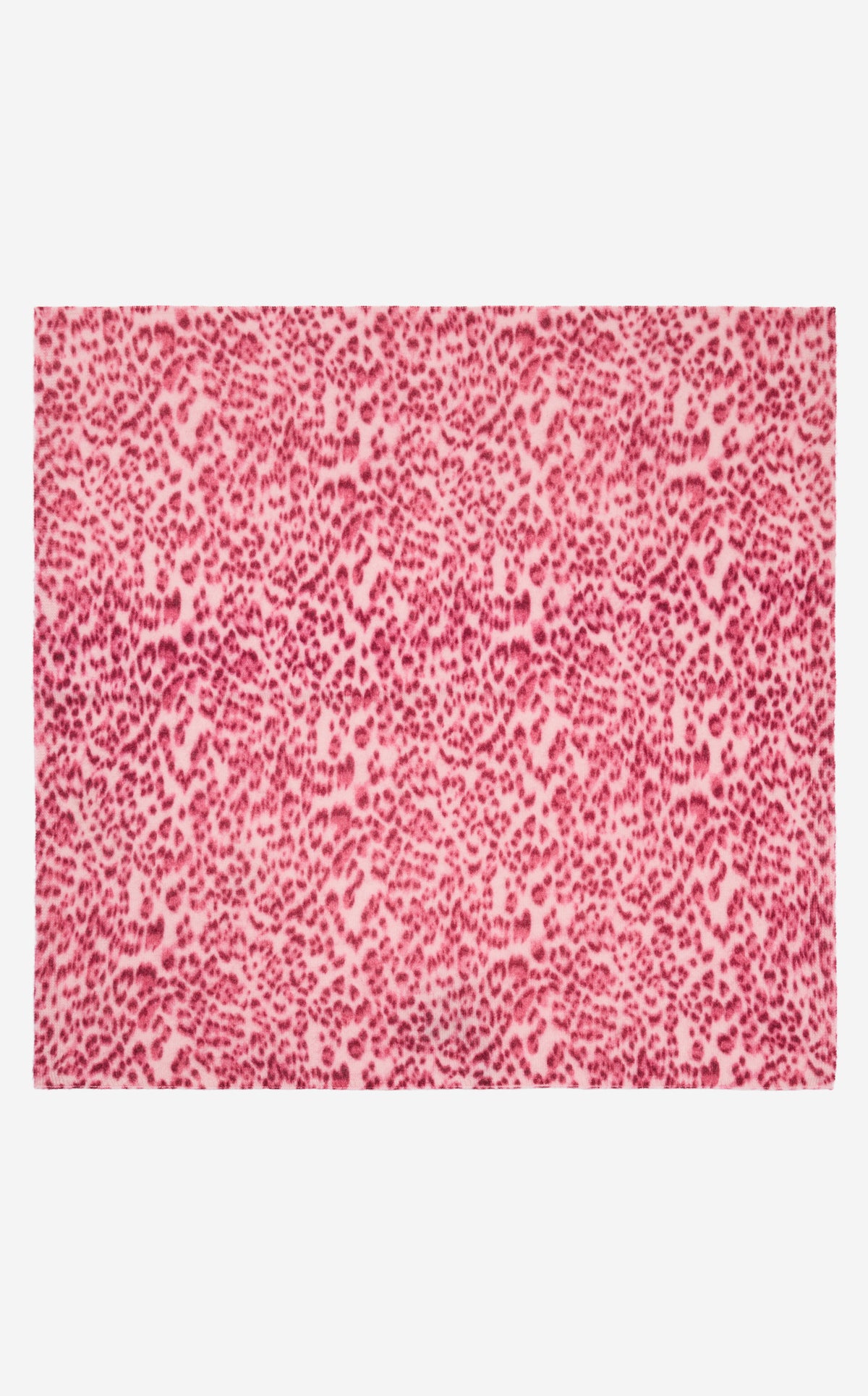 Scarf in Leopard Print Cashmere Blend