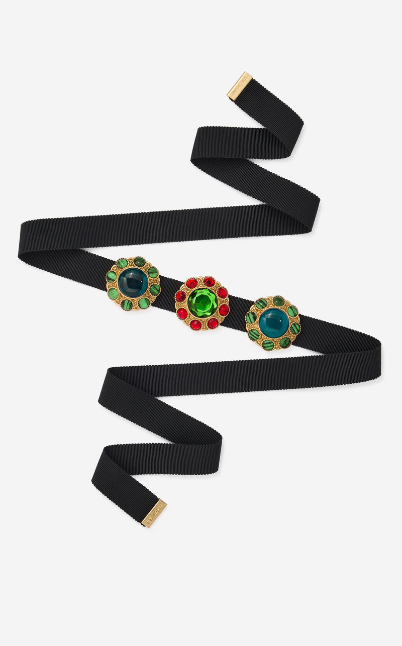Choker with Cabochons & Crystals