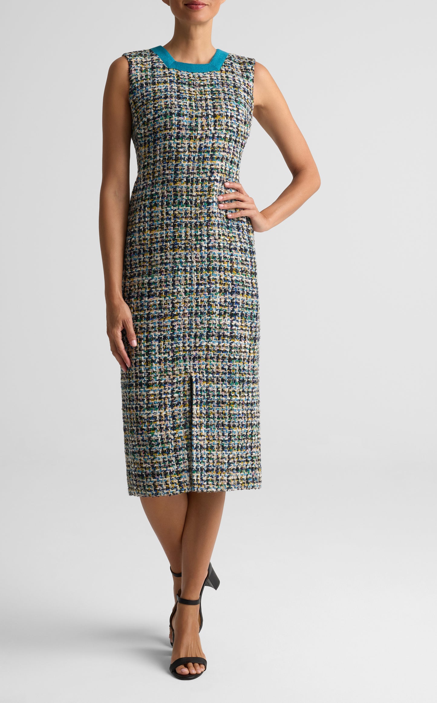 Multi Tweed Dress