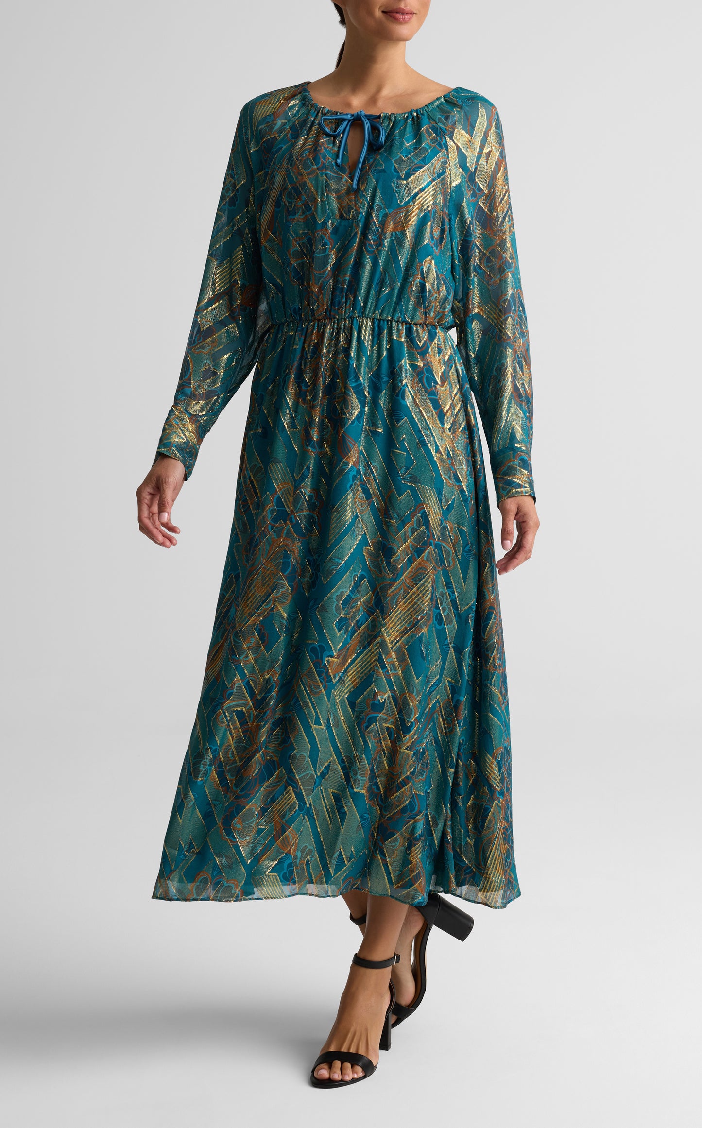Geo Bouquet Fil Coupé Dress