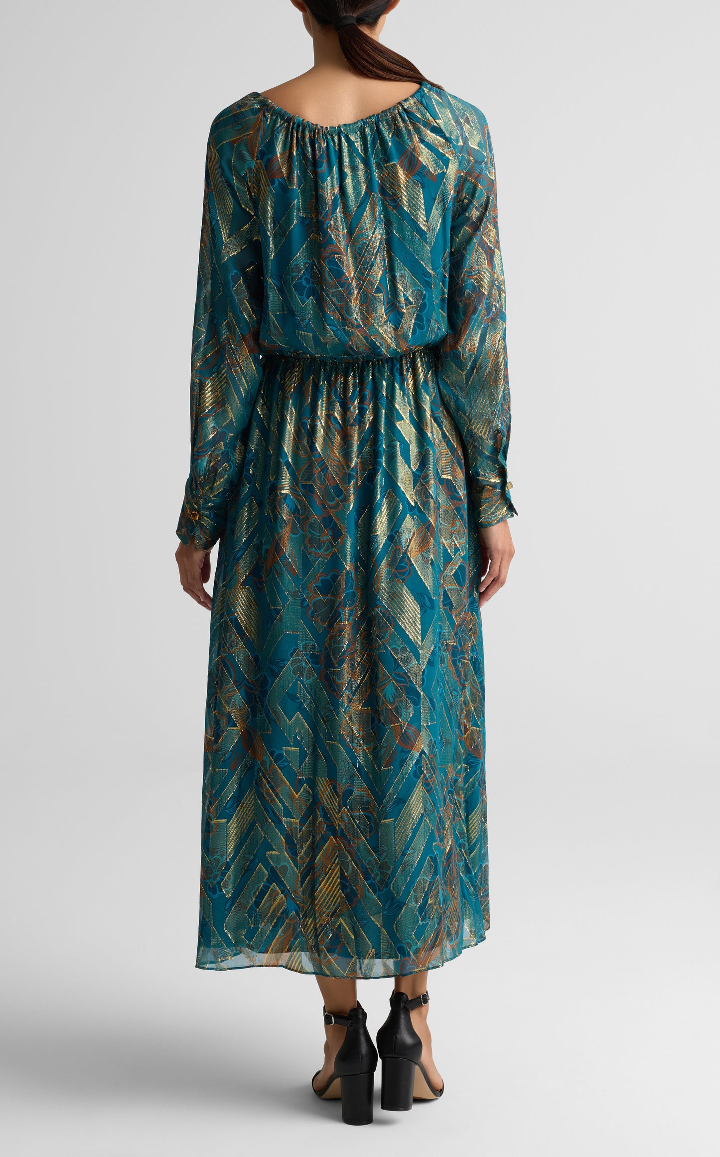 Geo Bouquet Fil Coupé Dress