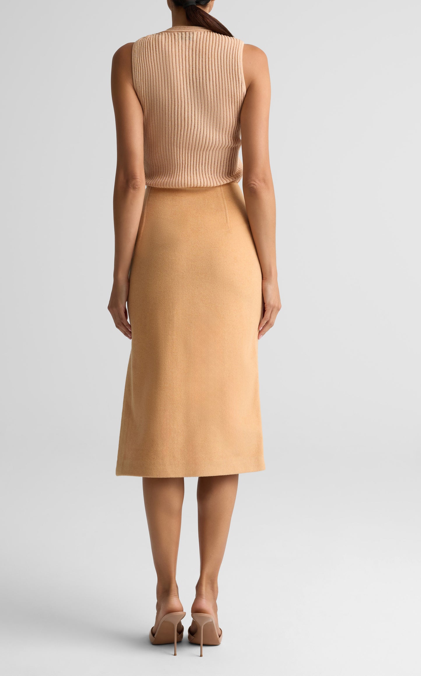 Heathered Wool Cashmere Dress