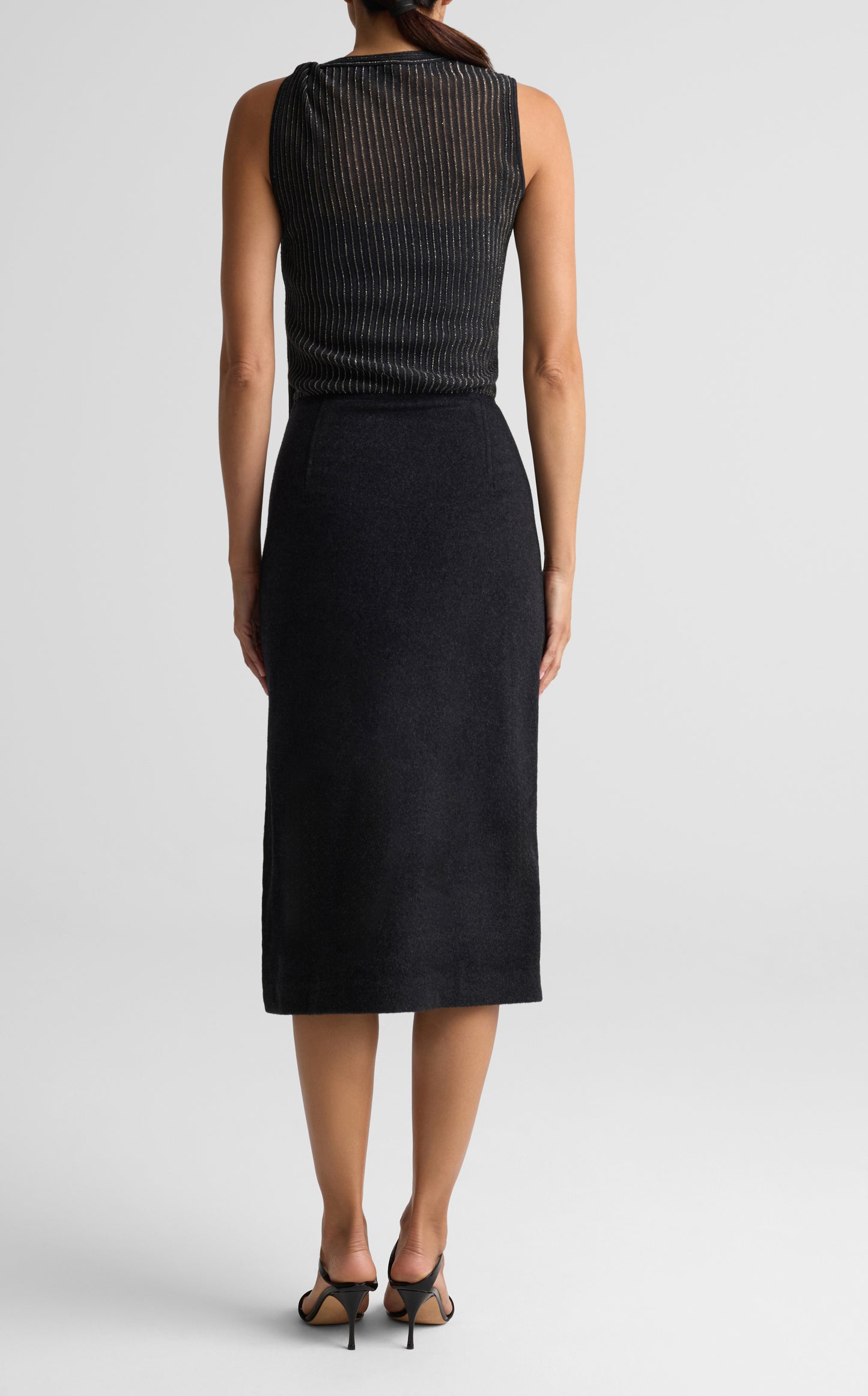 Heathered Wool Cashmere Dress