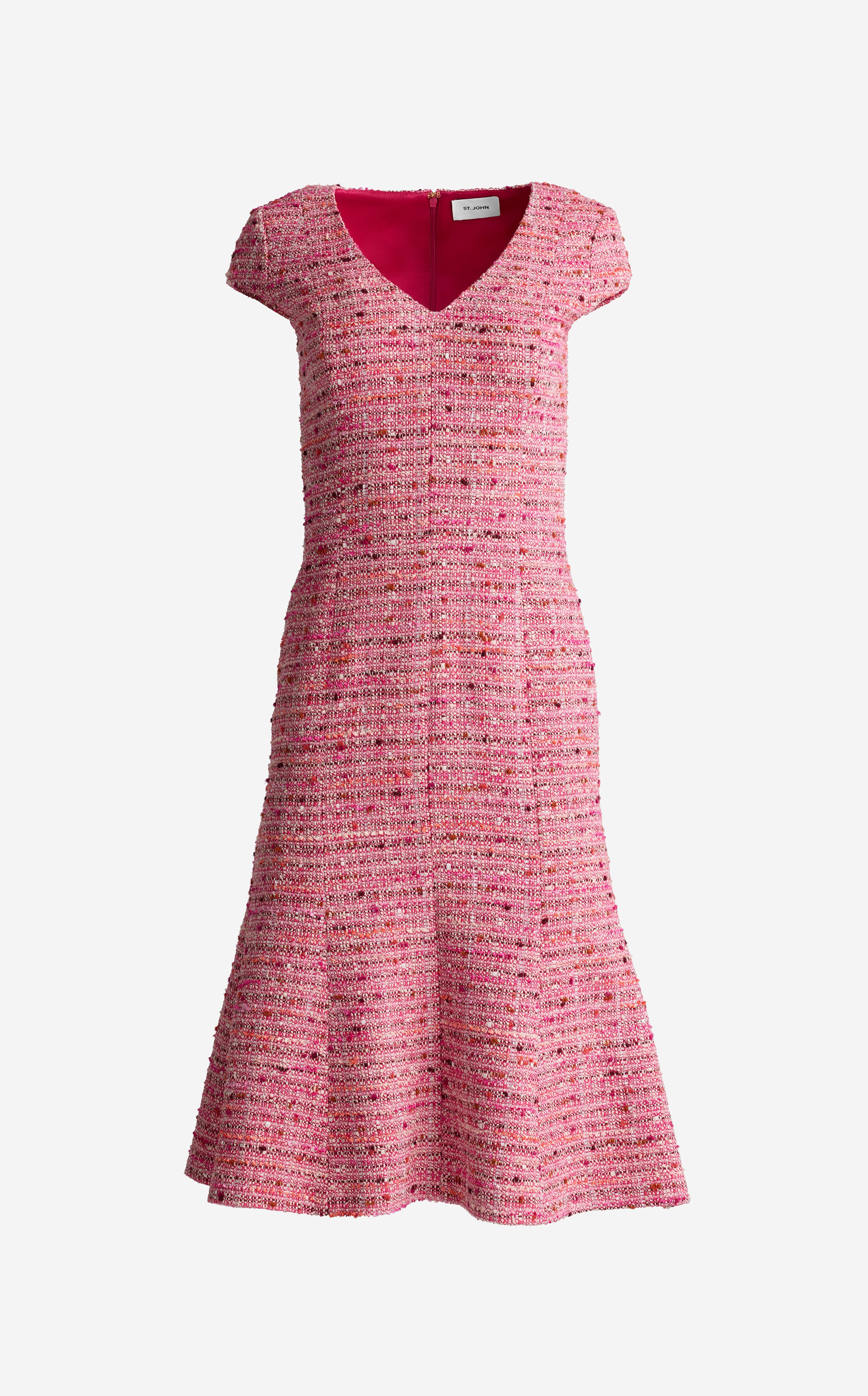 Marcy Dress in Provence Tweed | St. John Knits