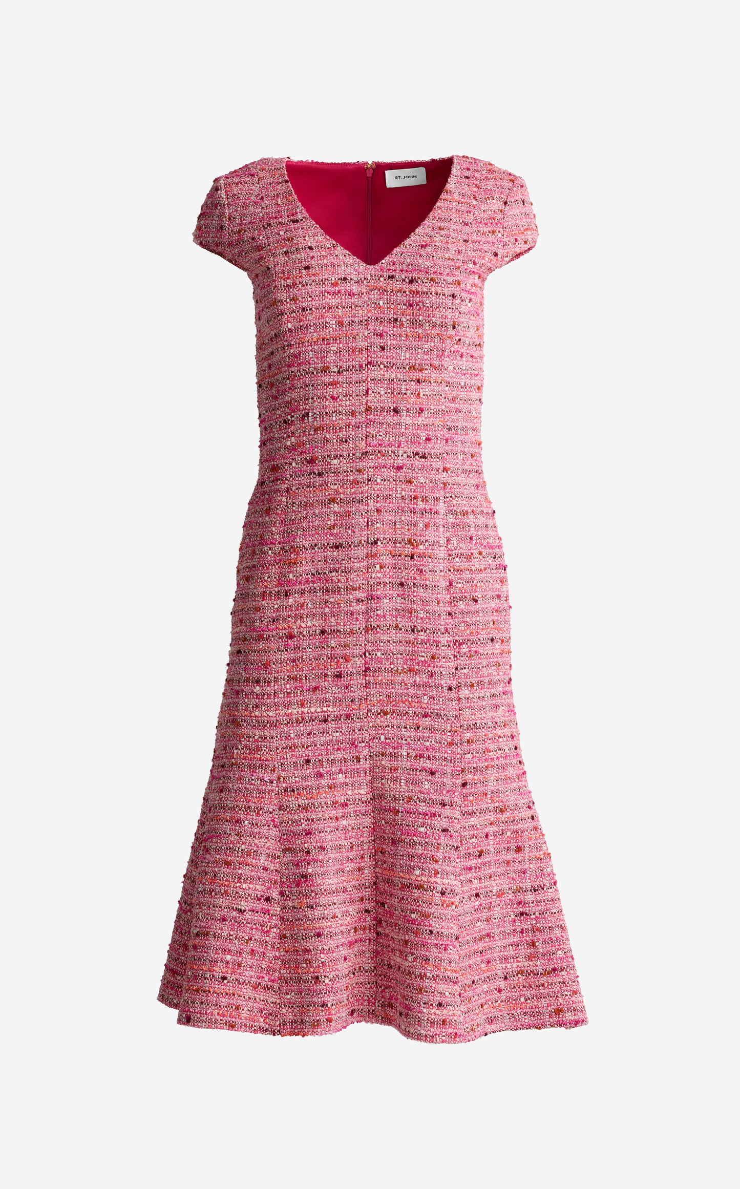 Marcy Dress in Provence Tweed