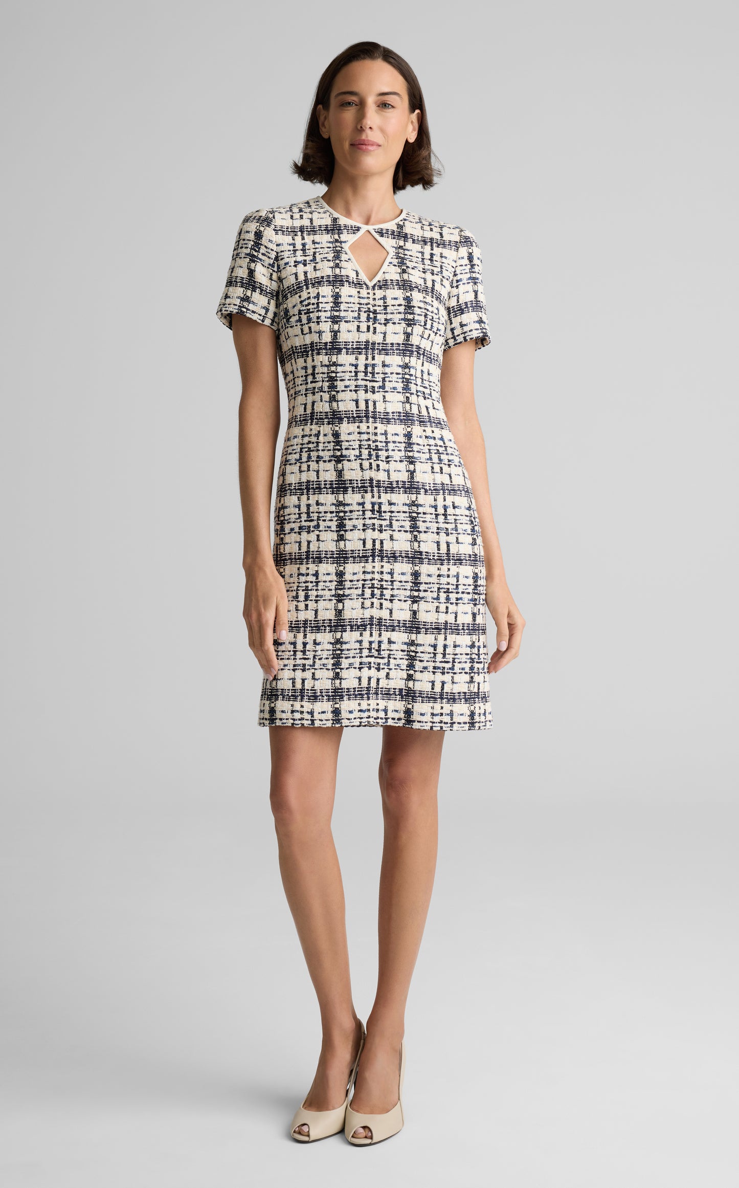 Emma Dress In St. Tropez Tweed