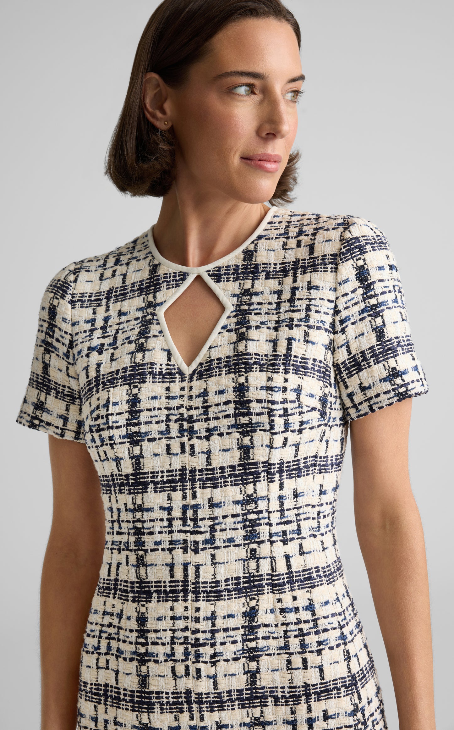 Emma Dress In St. Tropez Tweed