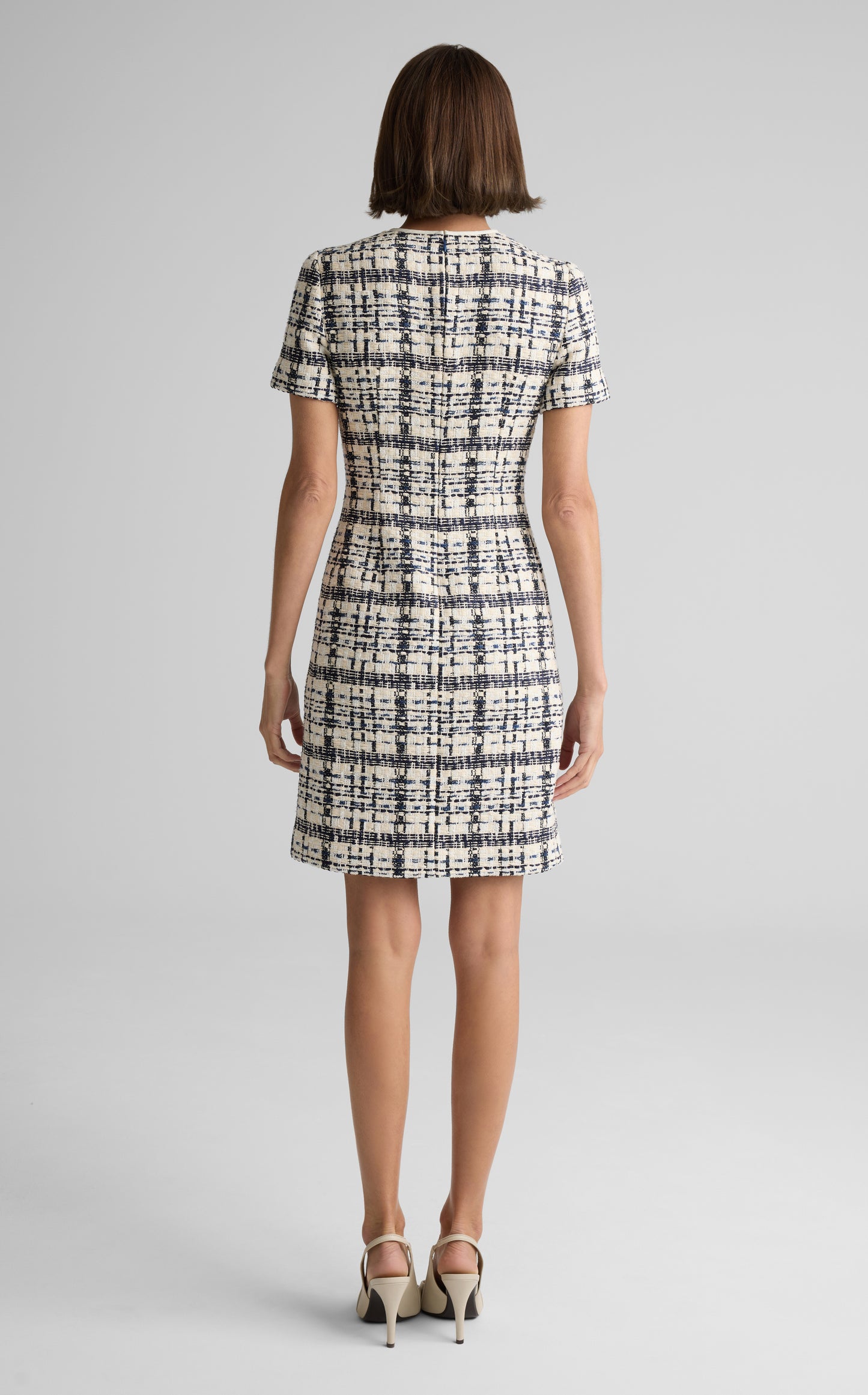 Emma Dress In St. Tropez Tweed