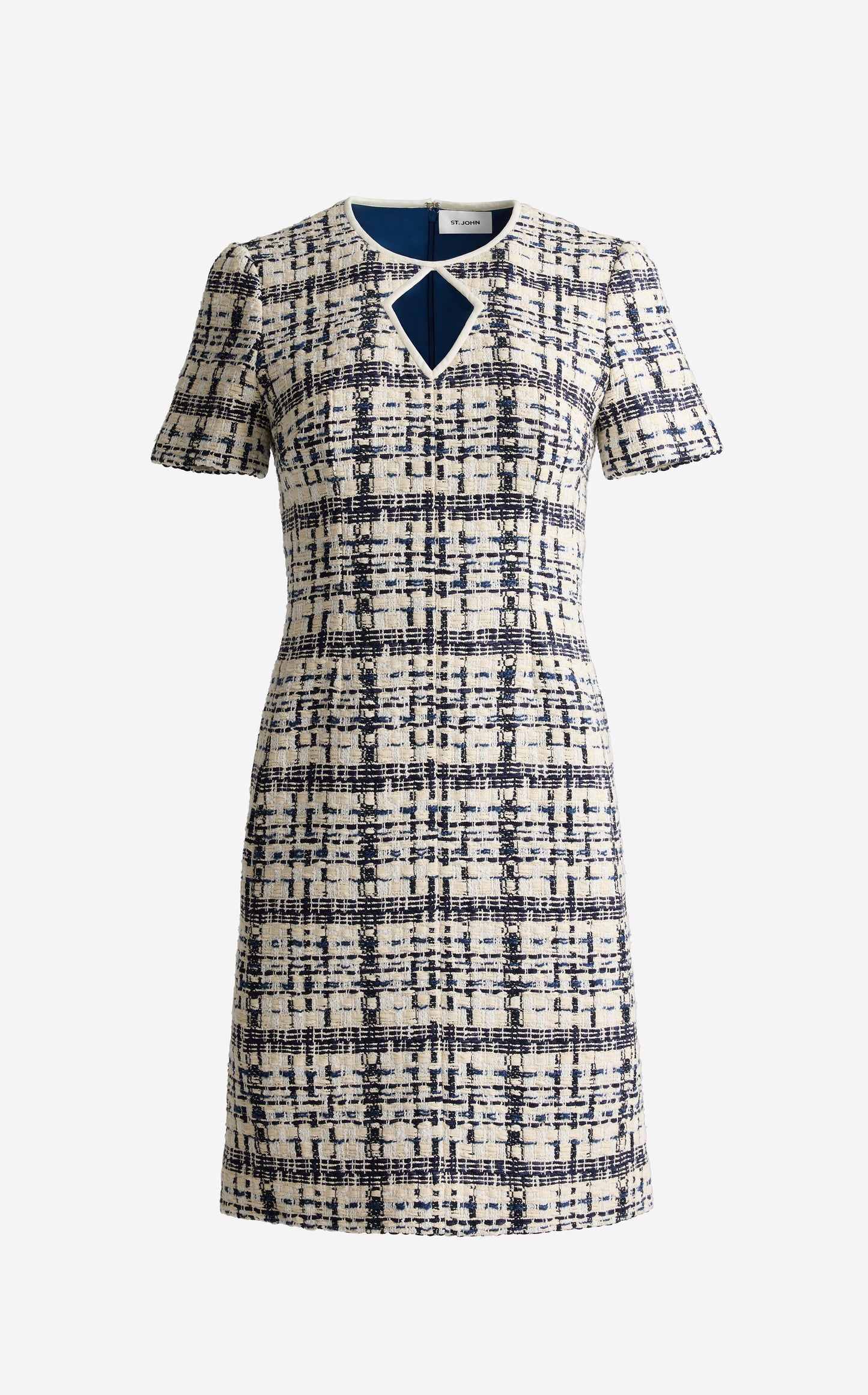 Emma Dress In St. Tropez Tweed