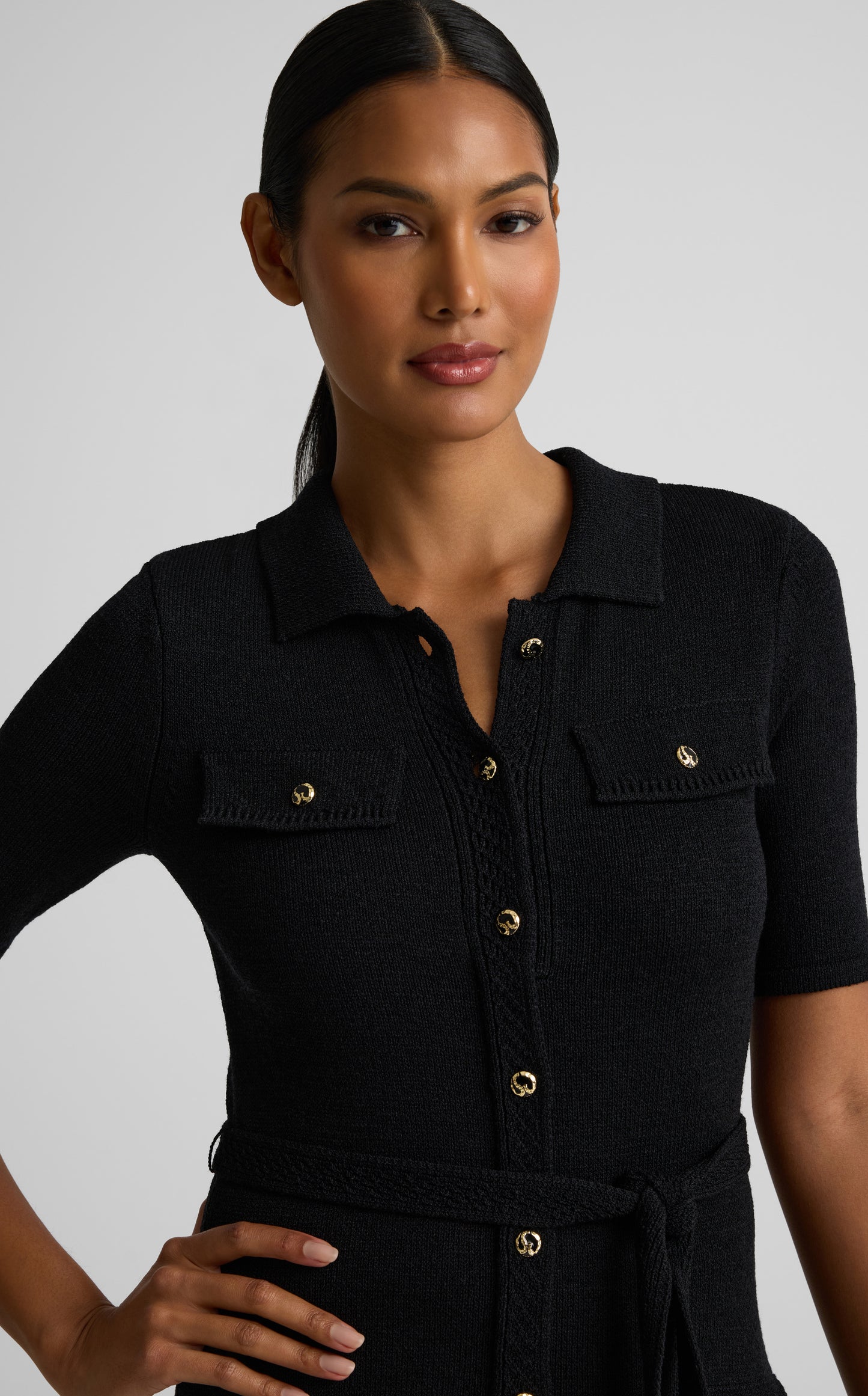 Zahara Dress In Legacy Crepe Knit