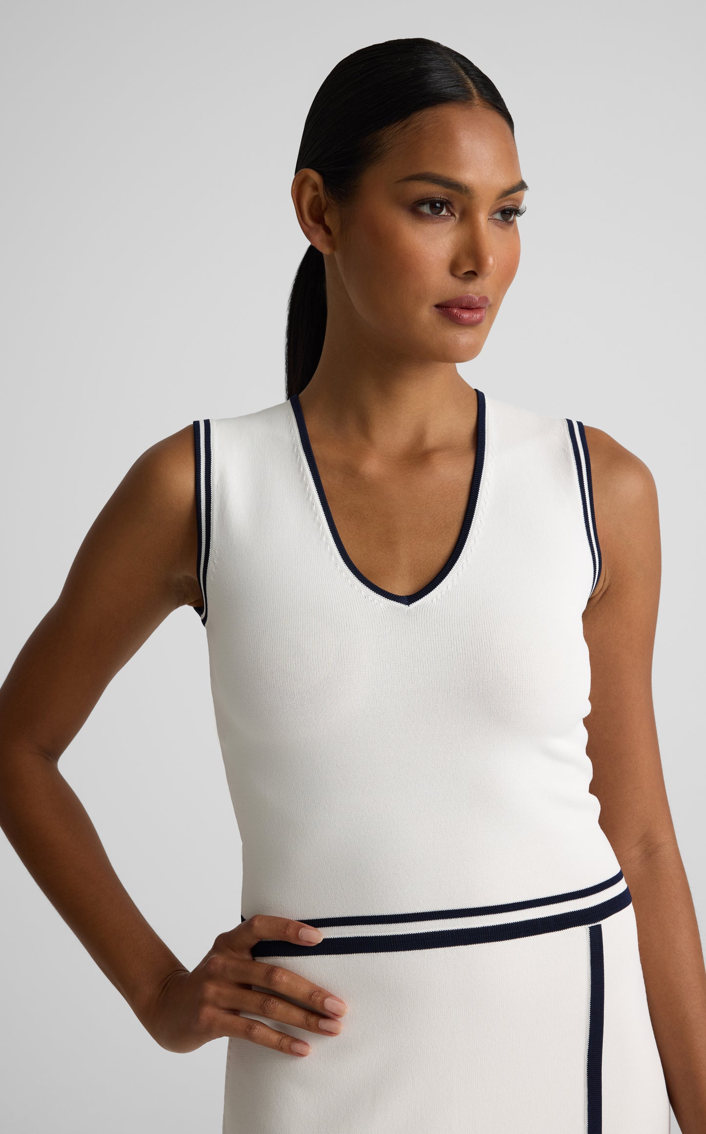 Vanna Dress In Roma Crepe Knit
