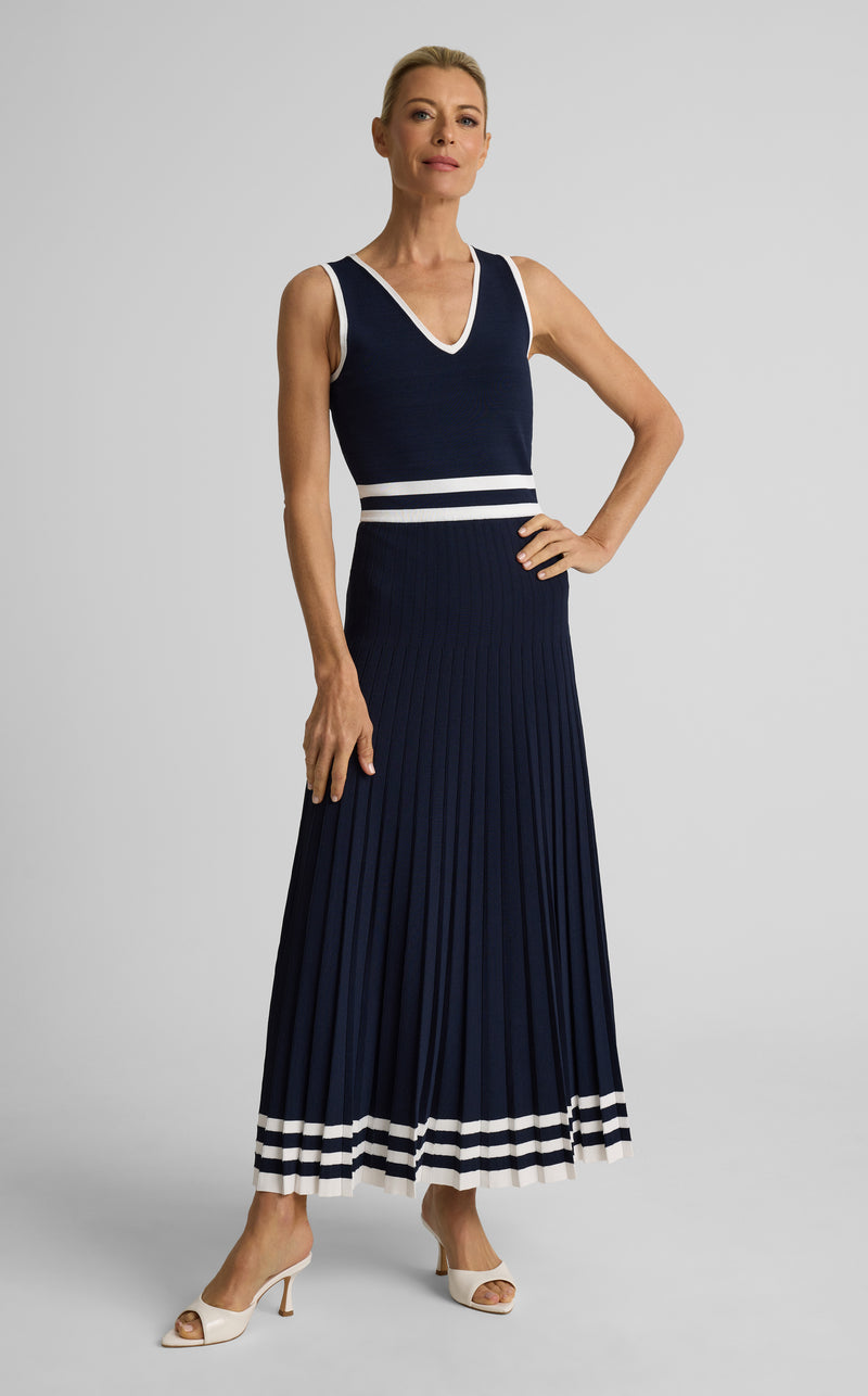 Kelsey Dress In Riviera Crepe Knit
