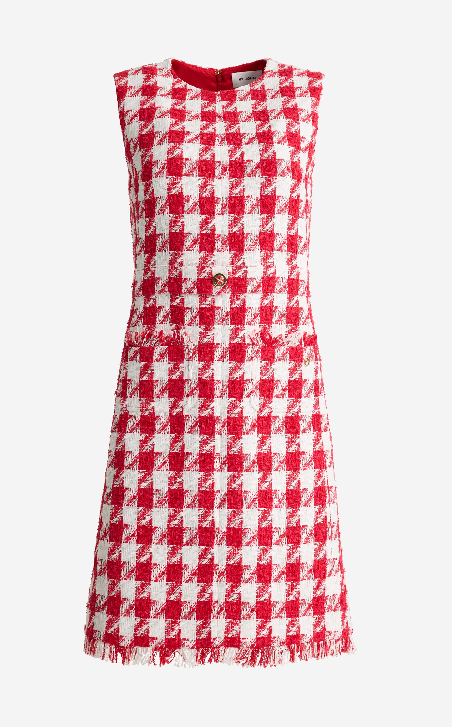 Tatiana Dress In Nomad Gingham Tweed