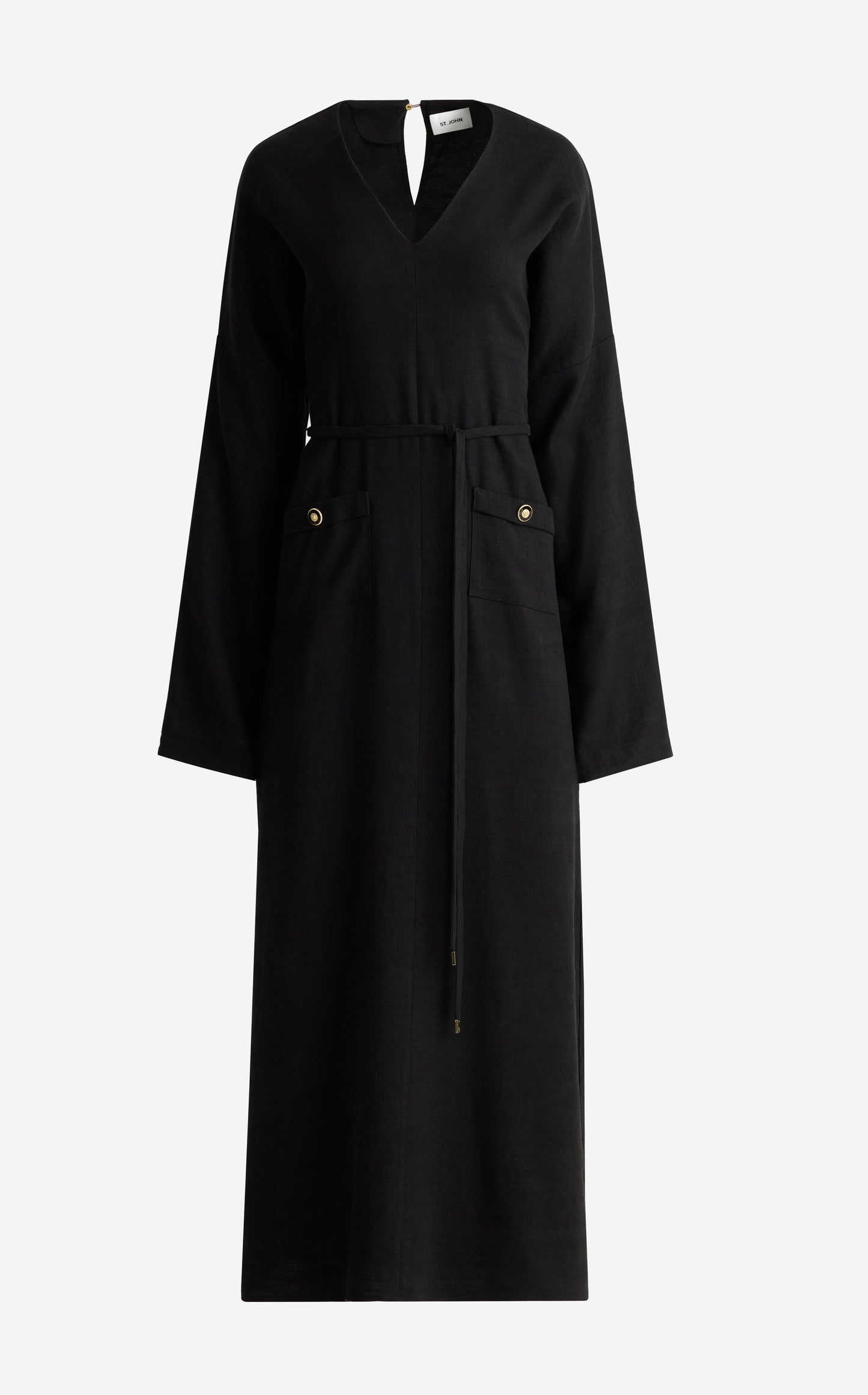 Virginia Dress In Stretch Linen Twill