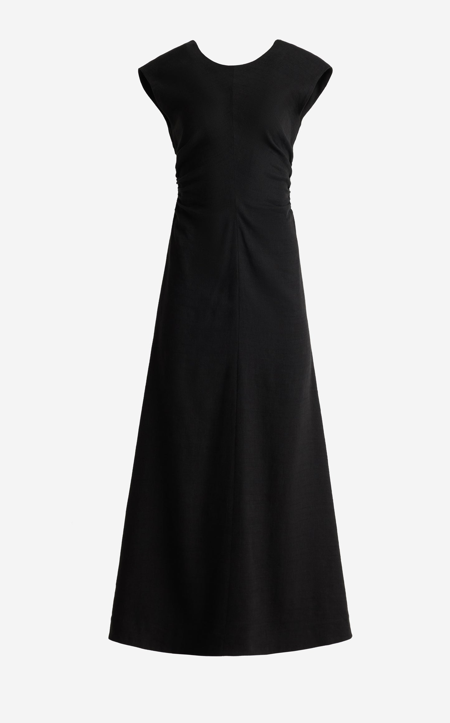 Mira Dress In Stretch Linen Twill
