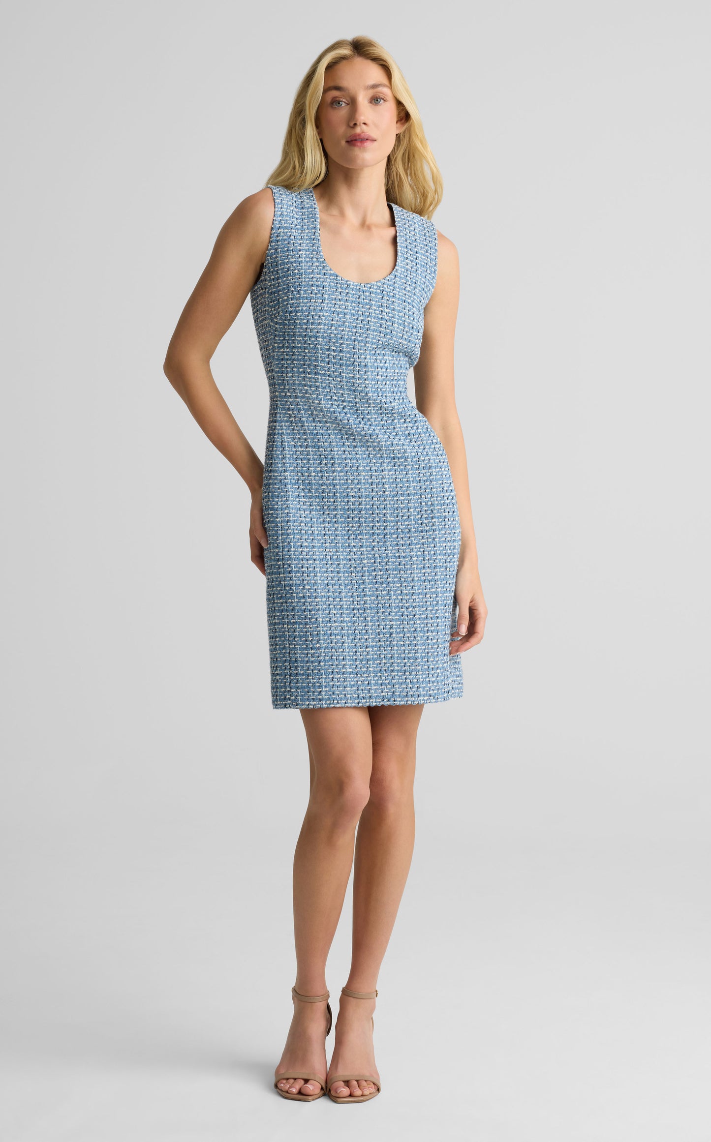 Dress In Vilette Tweed
