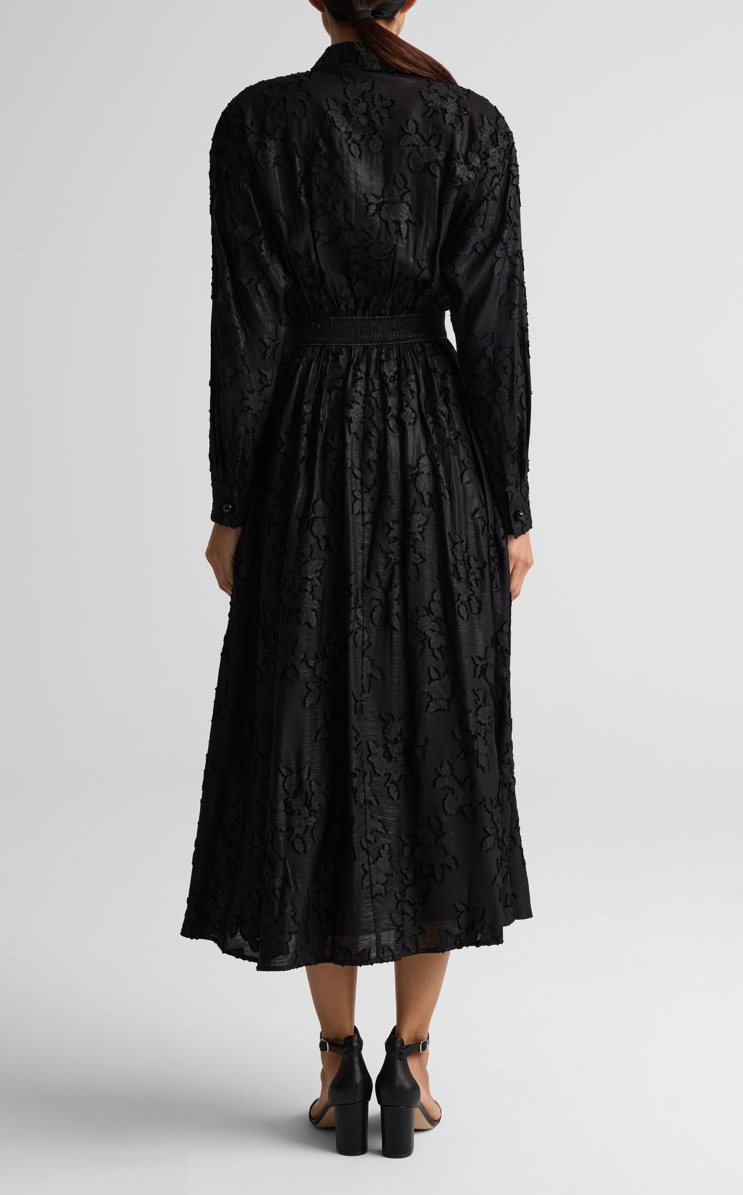 Italian Floral Shirt Dress