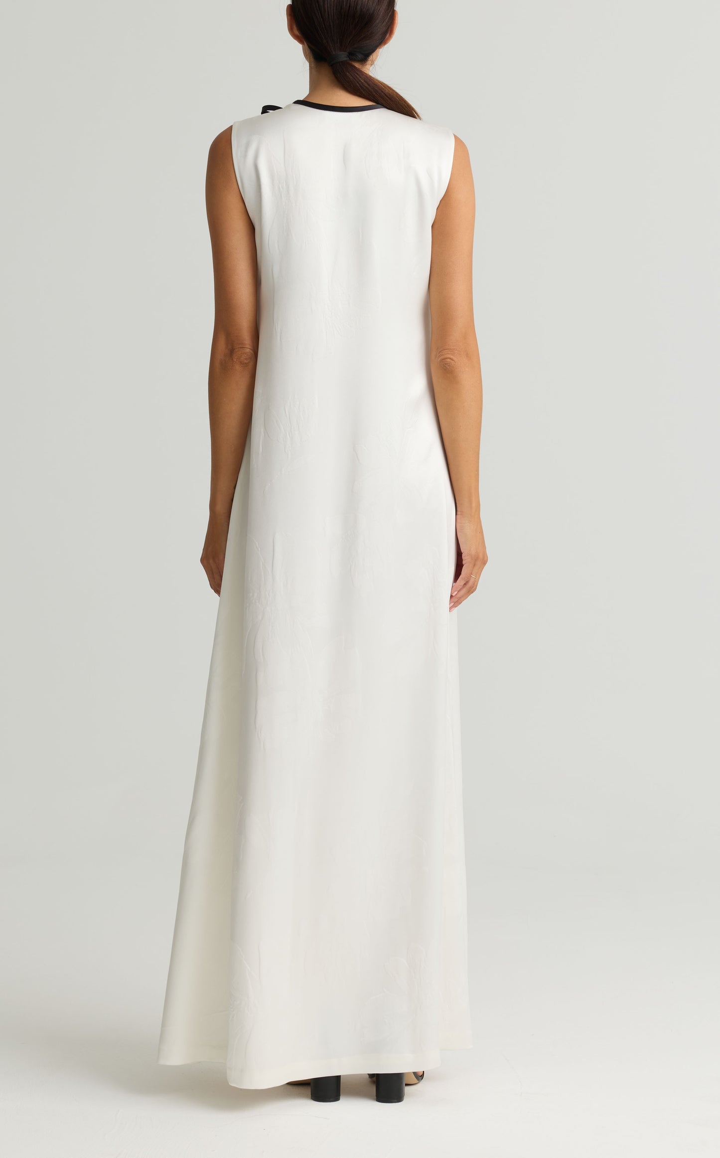 Embossed Floral Gown