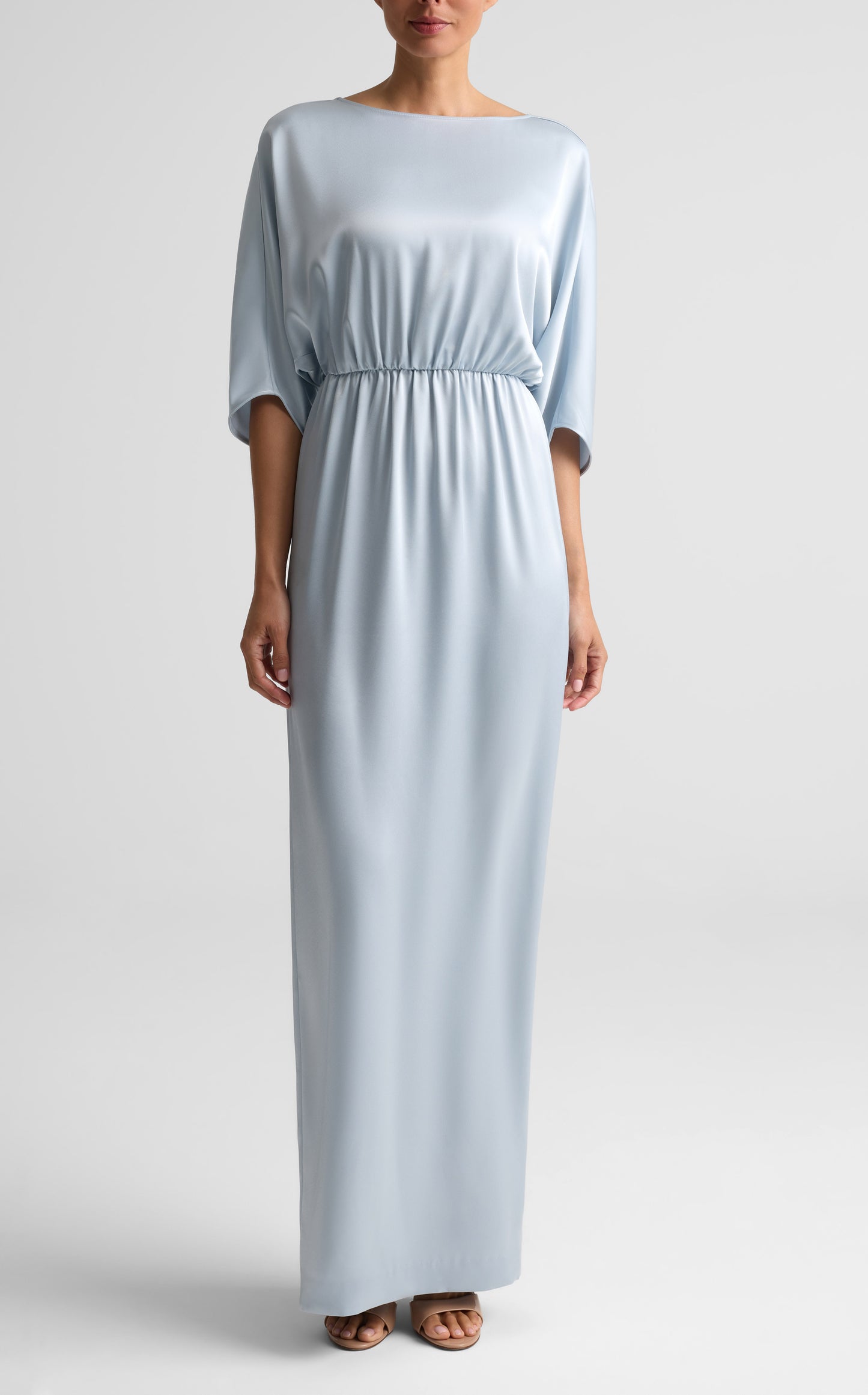 Liquid Satin Fluid Gown